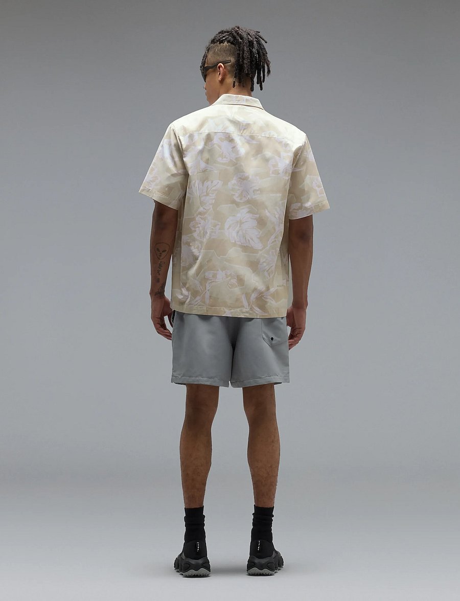 OAKLEY - HIBISCUS BREEZE SHIRT - mønstrede skjorter - camo hibiscus mist - 3