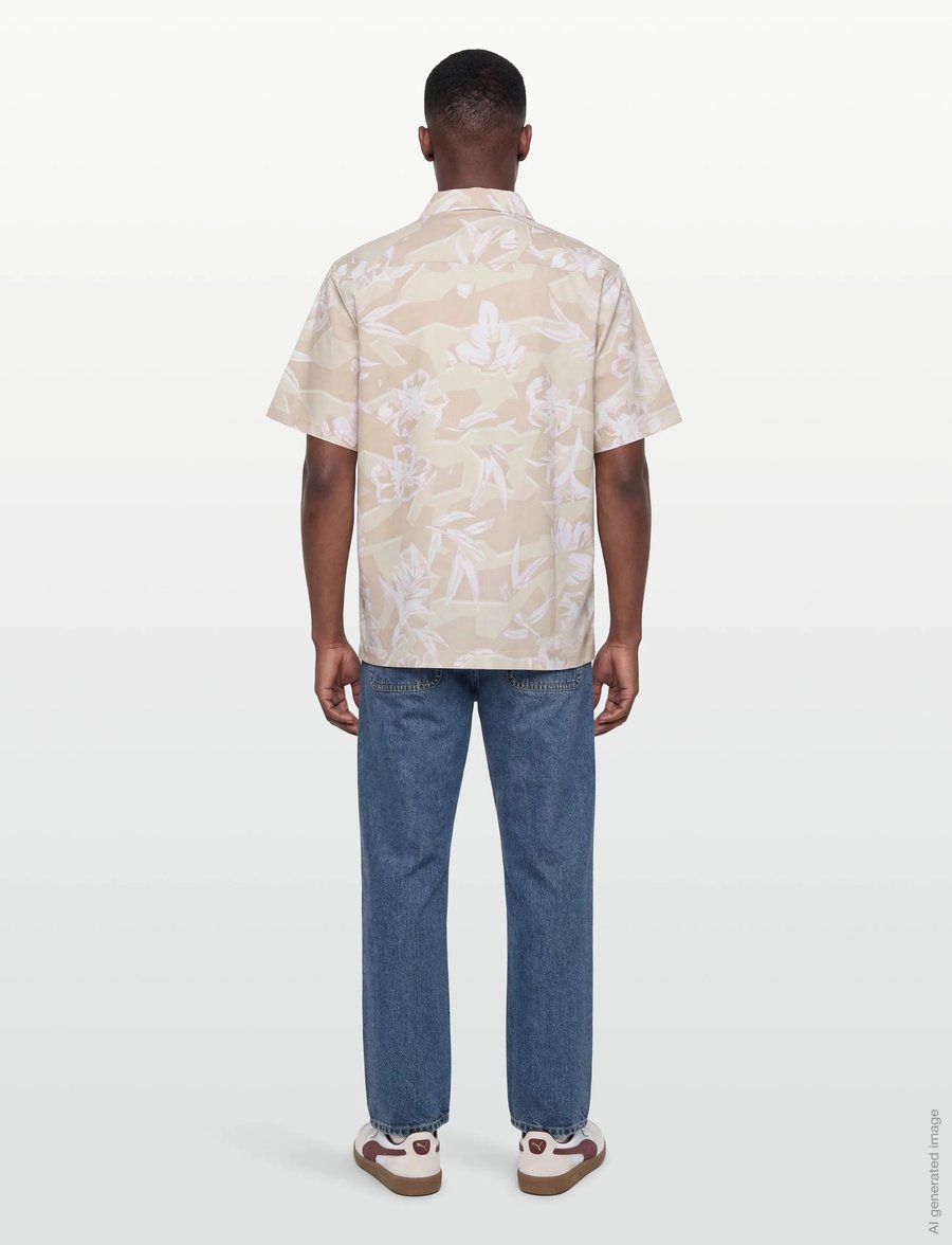 OAKLEY - HIBISCUS BREEZE SHIRT - hemden mit muster - camo hibiscus mist - 4