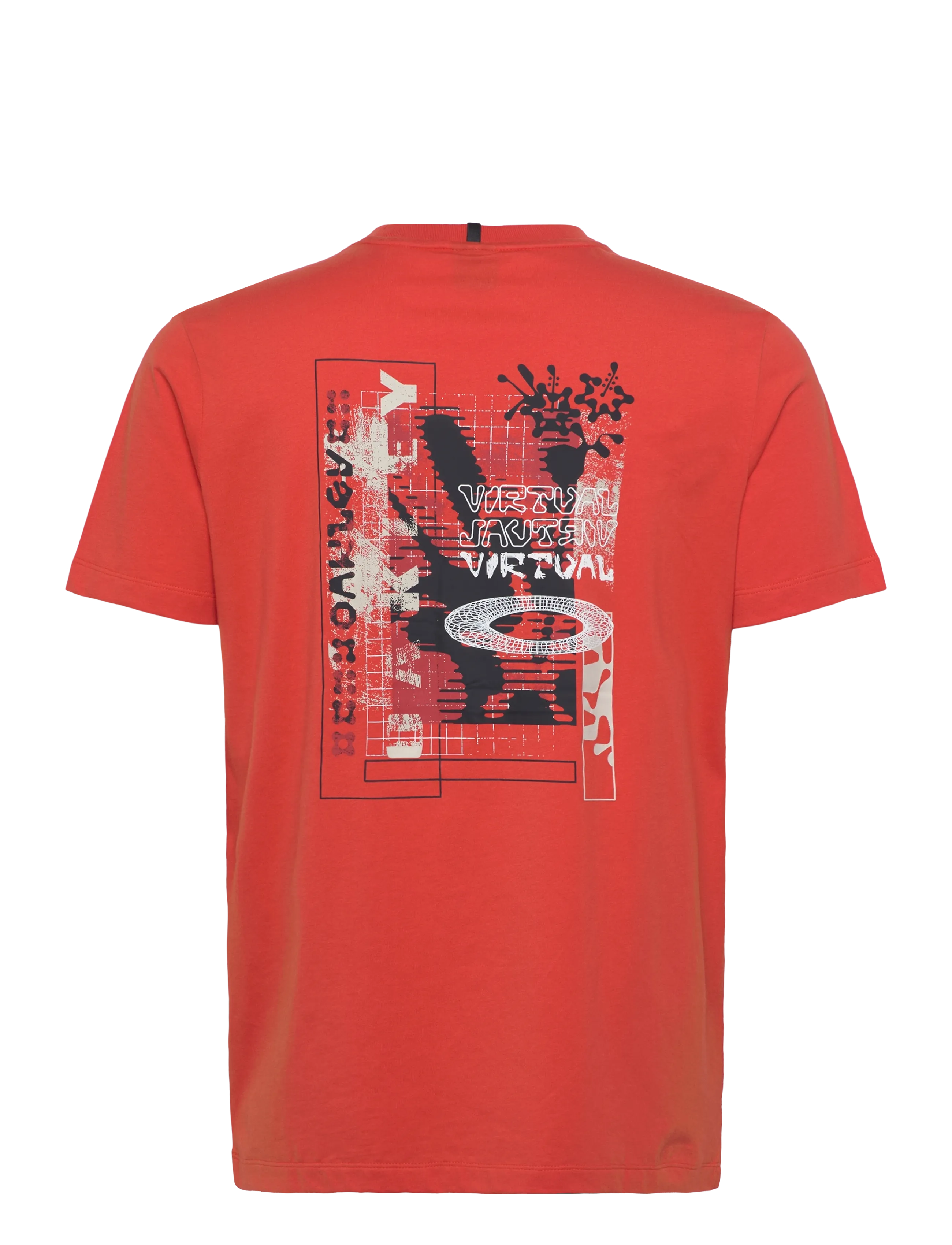 OAKLEY - FUTURESCAPE LOGO HIBISCUS TEE - spordisärgid - aviator orange - 2