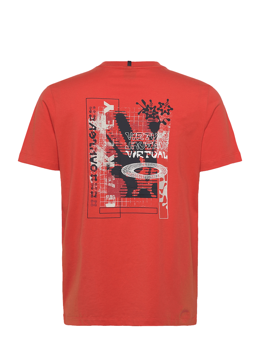 OAKLEY - FUTURESCAPE LOGO HIBISCUS TEE - sportoberteile - aviator orange - 2