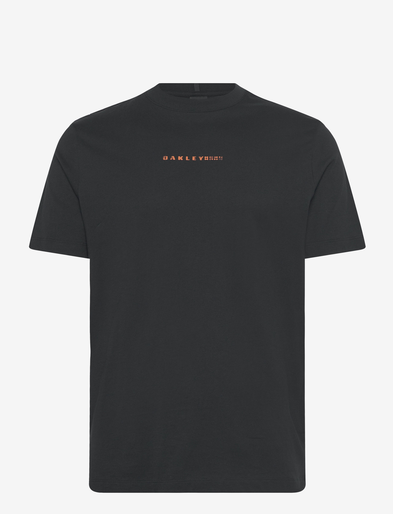 OAKLEY - FUTURESCAPE LOGO HIBISCUS TEE - sports tops - pitch black - 0