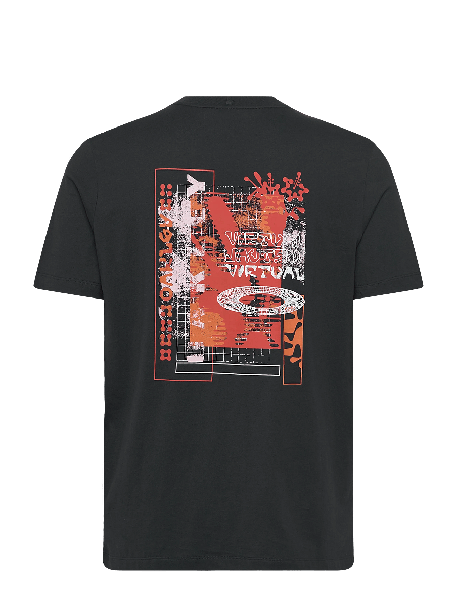 OAKLEY - FUTURESCAPE LOGO HIBISCUS TEE - sportoberteile - pitch black - 2