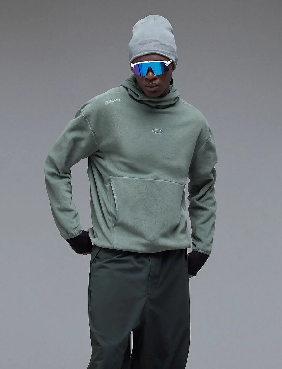OAKLEY - SLUSH POLAR HOODIE - fleece og mellemlag - aviator green - 3