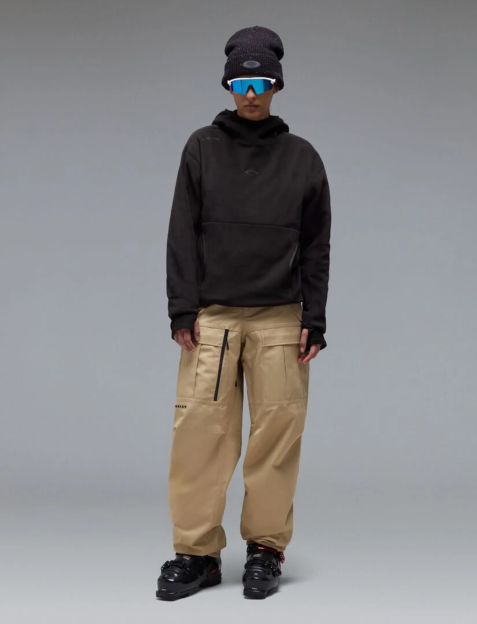 OAKLEY - SLUSH POLAR HOODIE - fleece og mellemlag - pitch black - 3