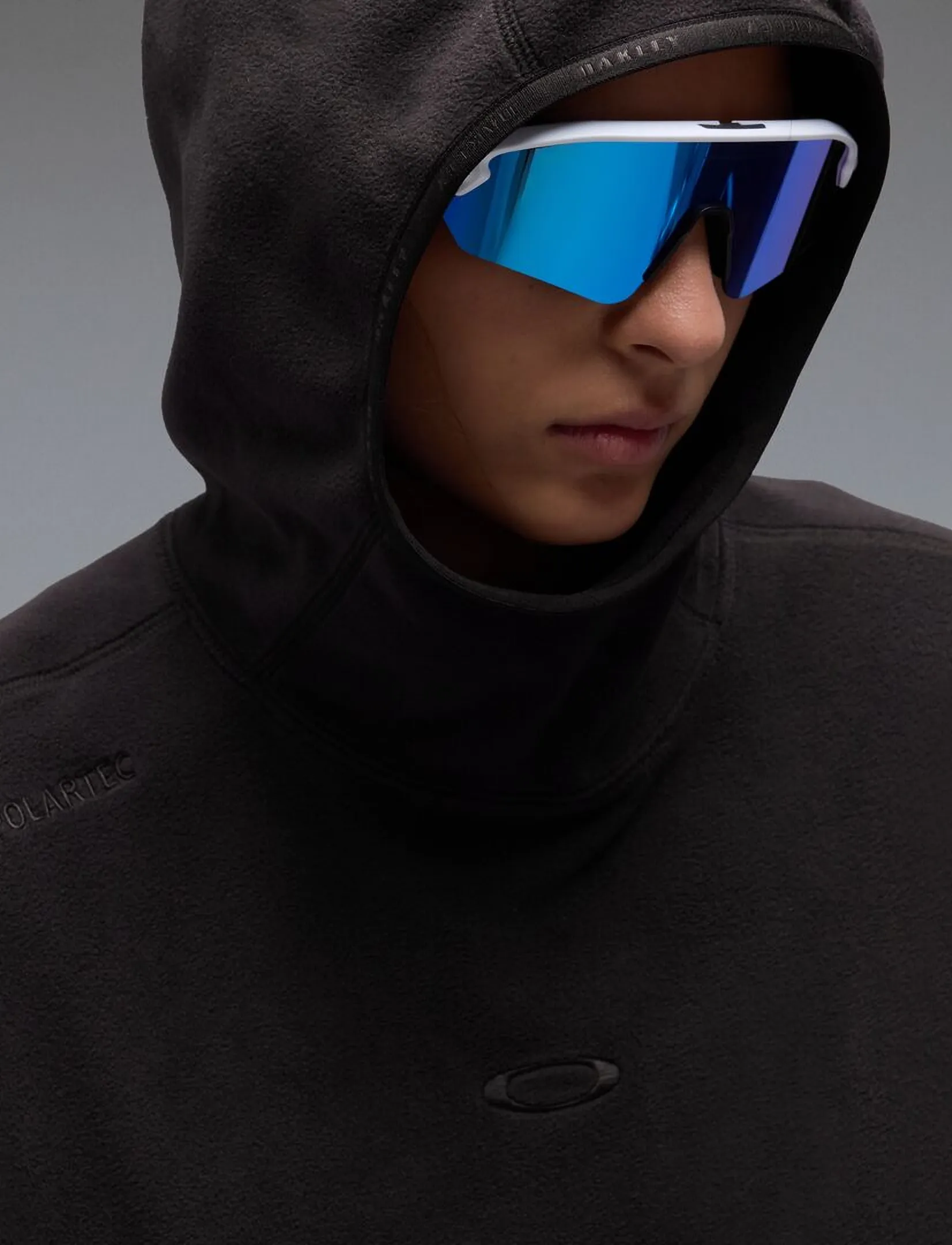 OAKLEY - SLUSH POLAR HOODIE - fleece og mellemlag - pitch black - 4