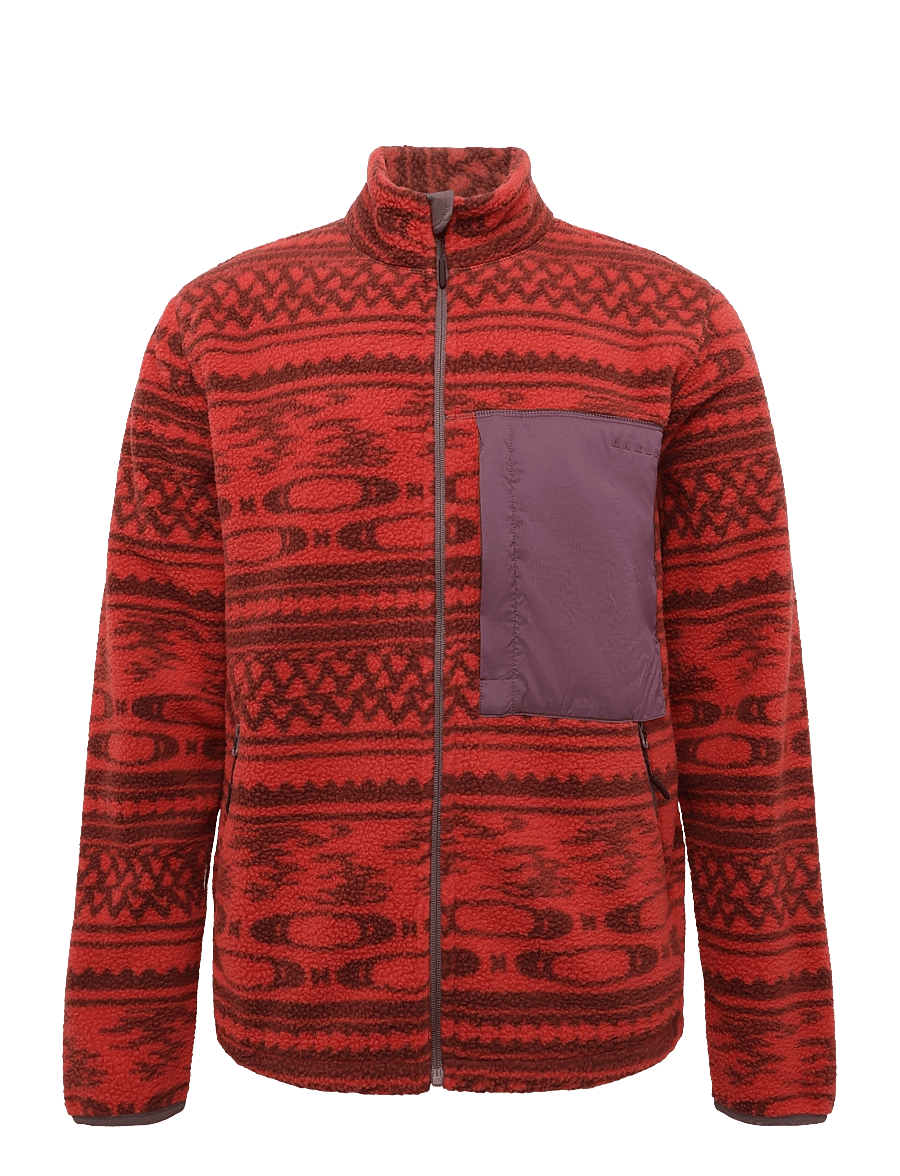 OAKLEY - SNOWDRIFT MOUNTAIN FIRE SHERPA - kampsunid ja vahekihid - mntn pat flm red/drk umb - 1