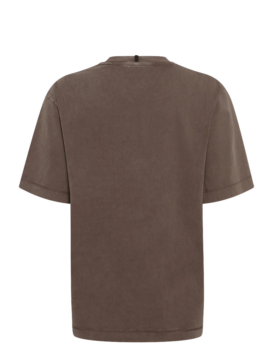 OAKLEY - REVERSE WORLD TEE - tops & t-shirts - dark umber - 2
