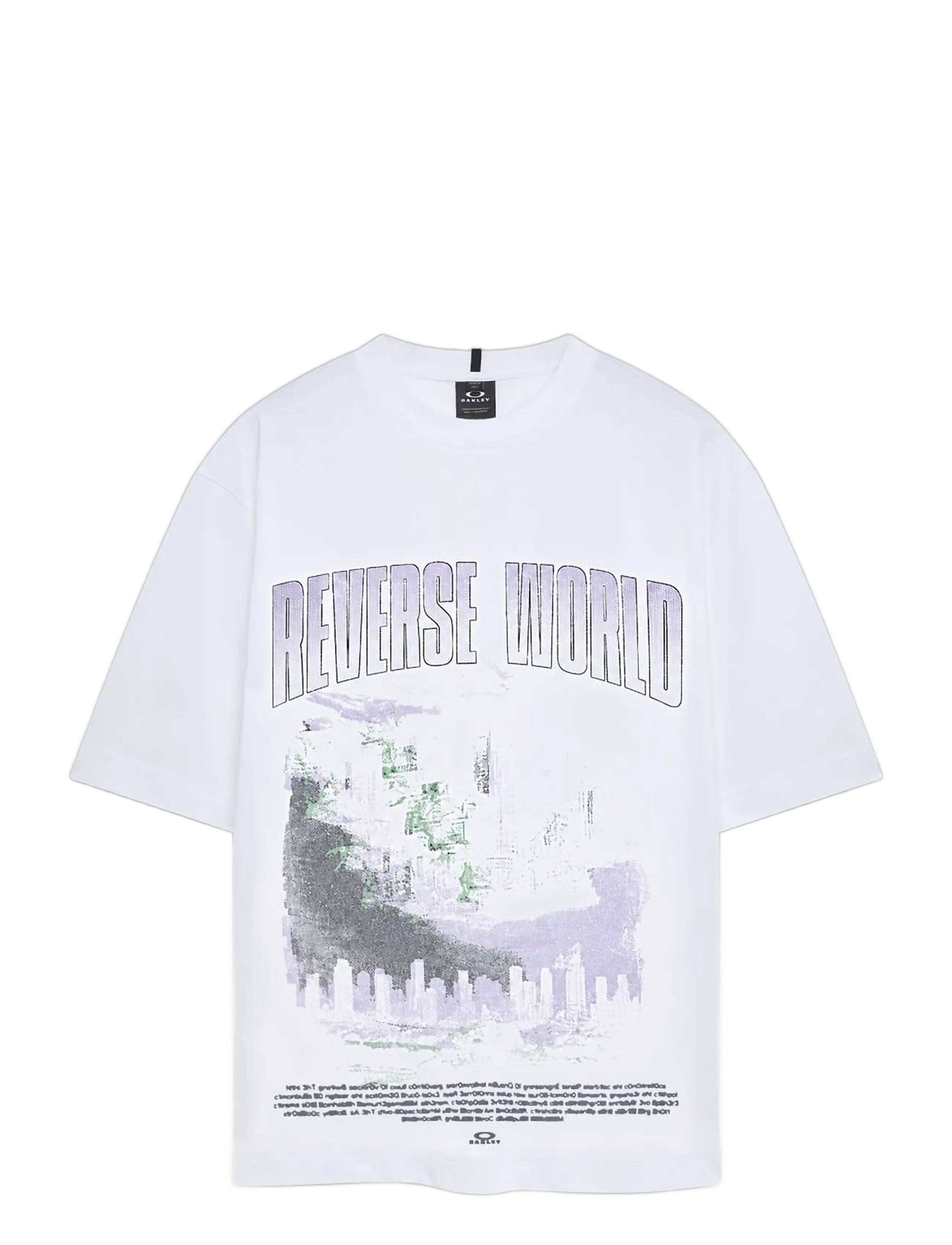 OAKLEY REVERSE WORLD TEE - Vaata kõiki - WHITE / white