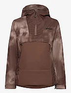 HOLLY ANORAK - BROWN CLOUDS PRINT