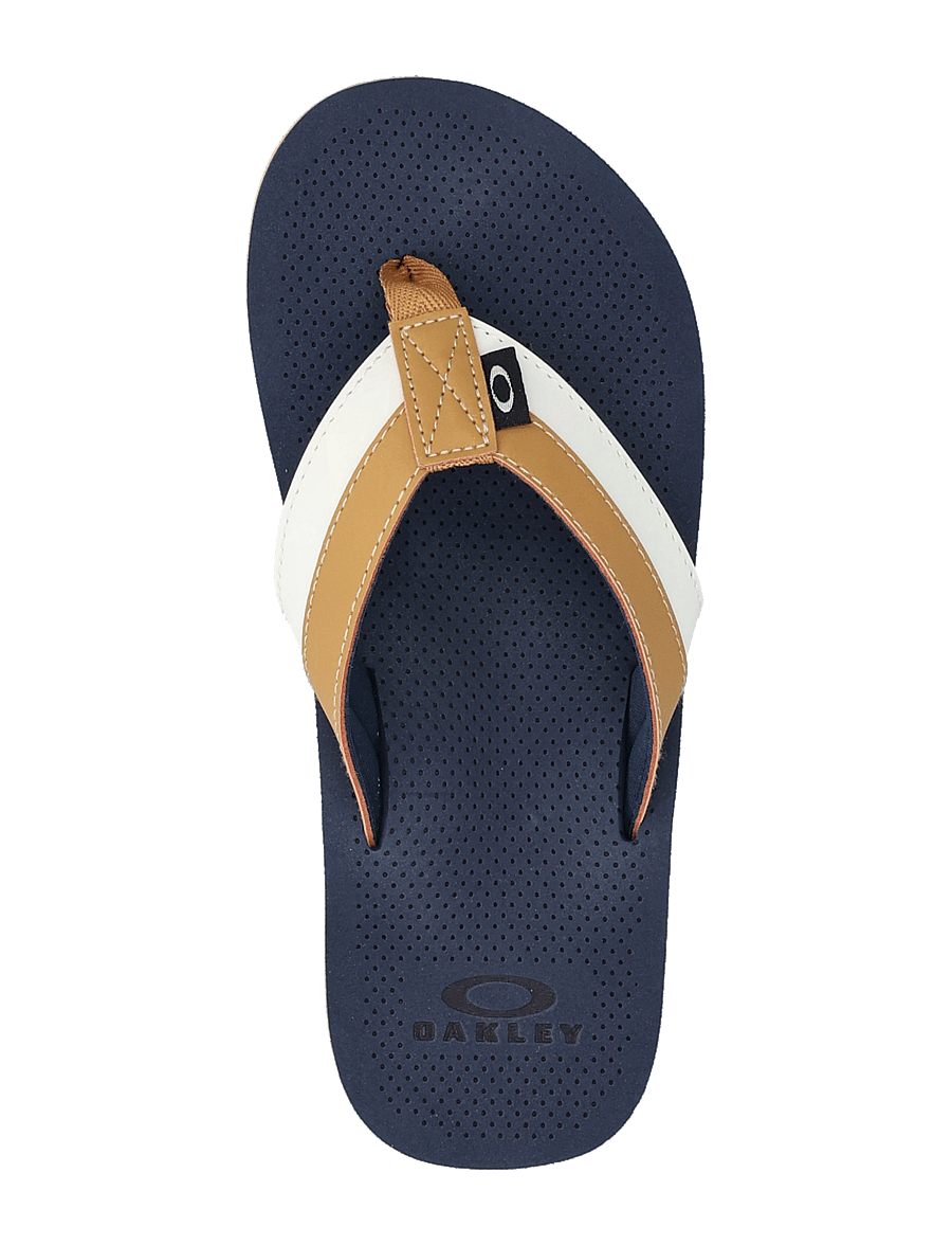 OAKLEY - BURKE FLIP FLOP - shoes - team navy/light curry - 3