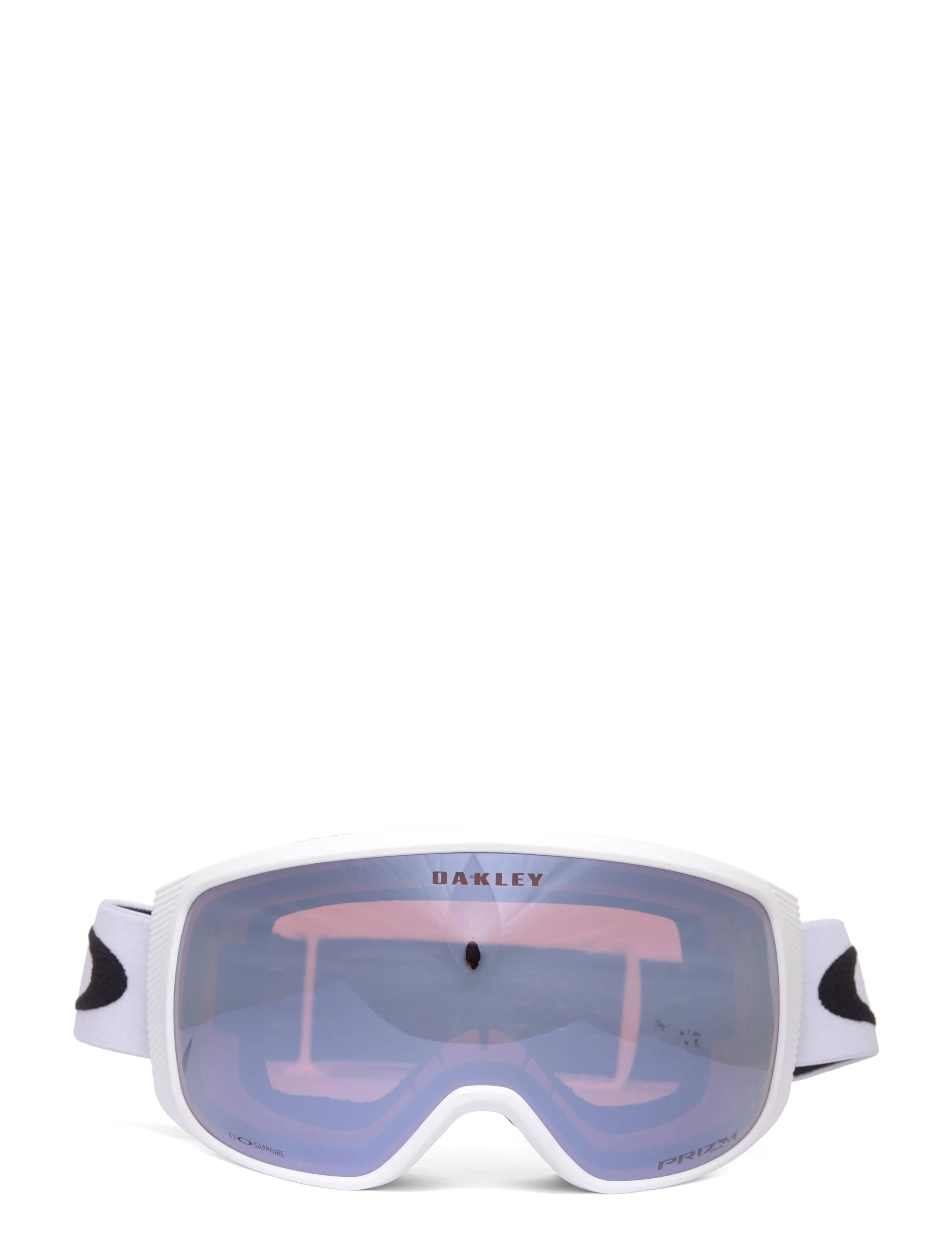 OAKLEY FLIGHT TRACKER M - Talisport - MATTE WHITE / PRIZM SNOW SAPPHIRE IRID / purple