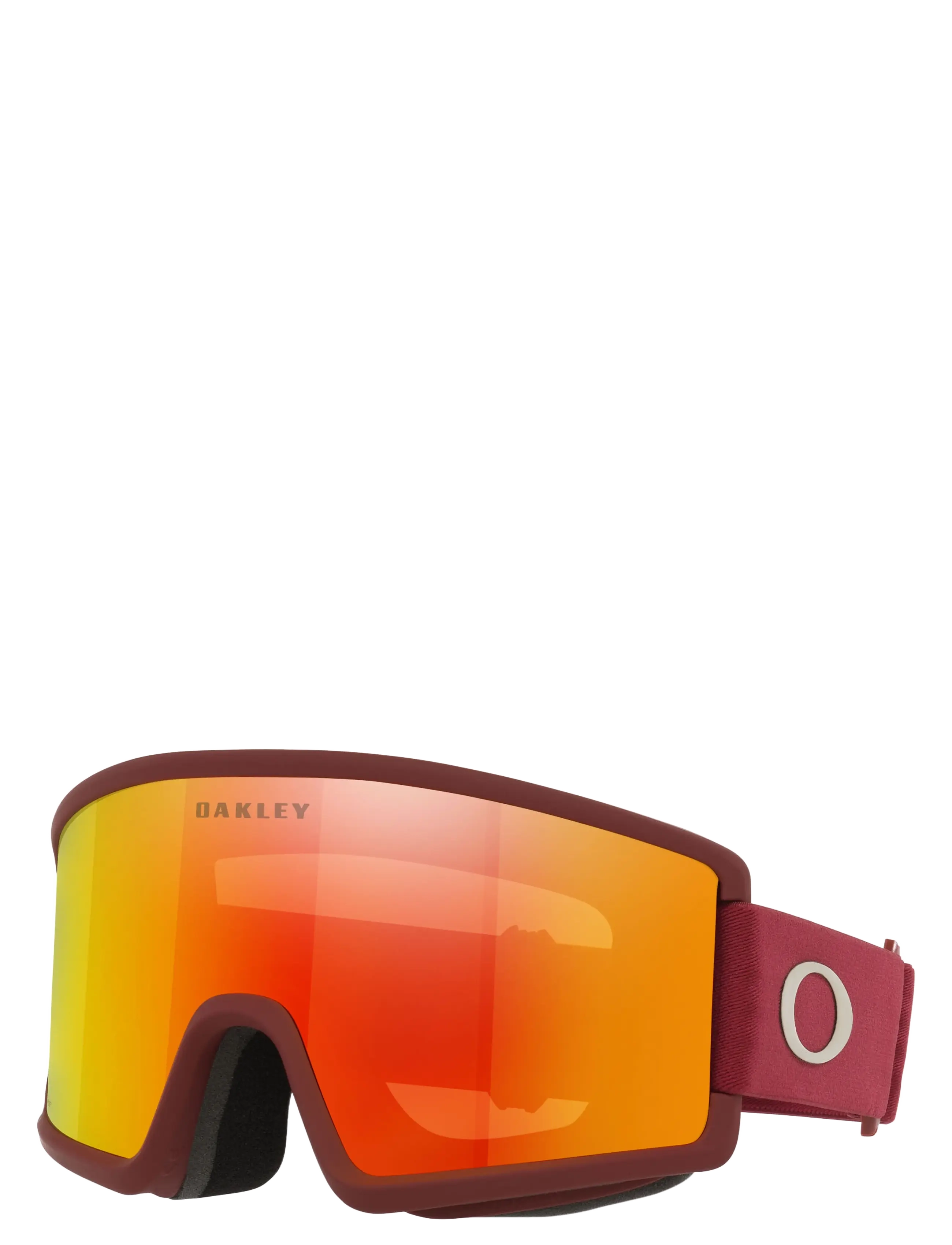 OAKLEY TARGET LINE M - Vintersportsudstyr - IRON RED / FIRE IRIDIUM / red