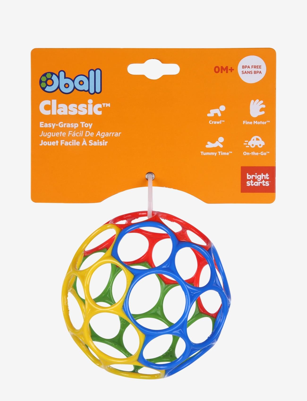 Oball - Oball Classic bold - Rød, blå, grøn og gul - interaktiva leksaker - multi coloured - 1