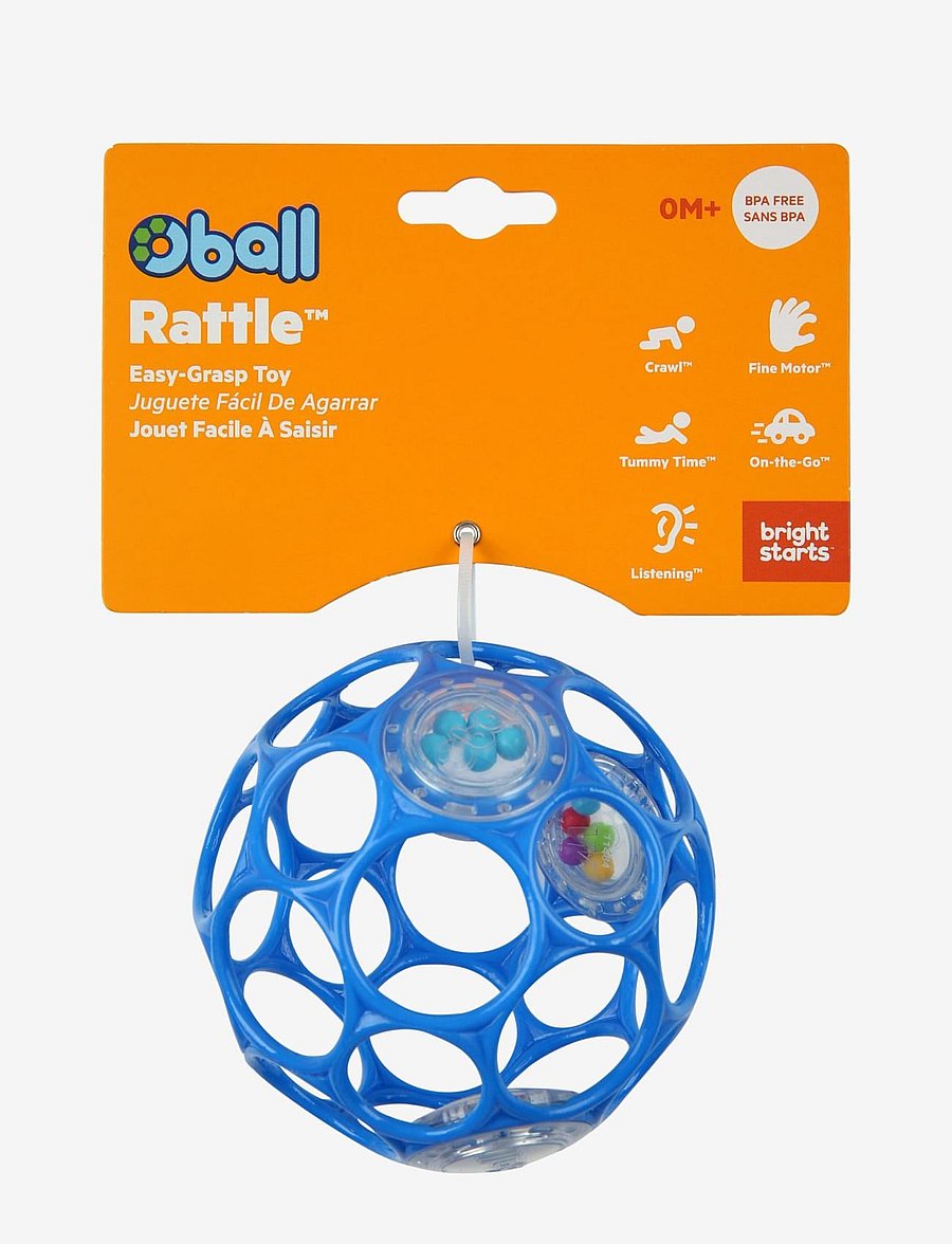 Oball - Oball Rattle - blå - skallror - blue - 1