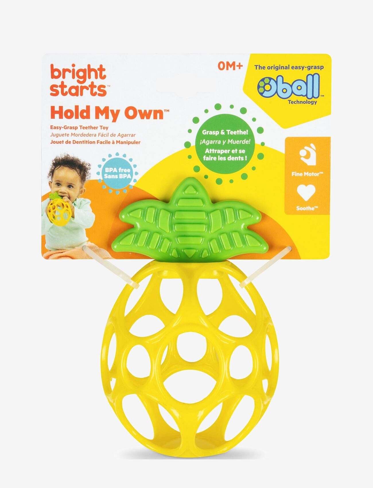 Oball - Ananas-Oball - bitleksaker - multi coloured - 1