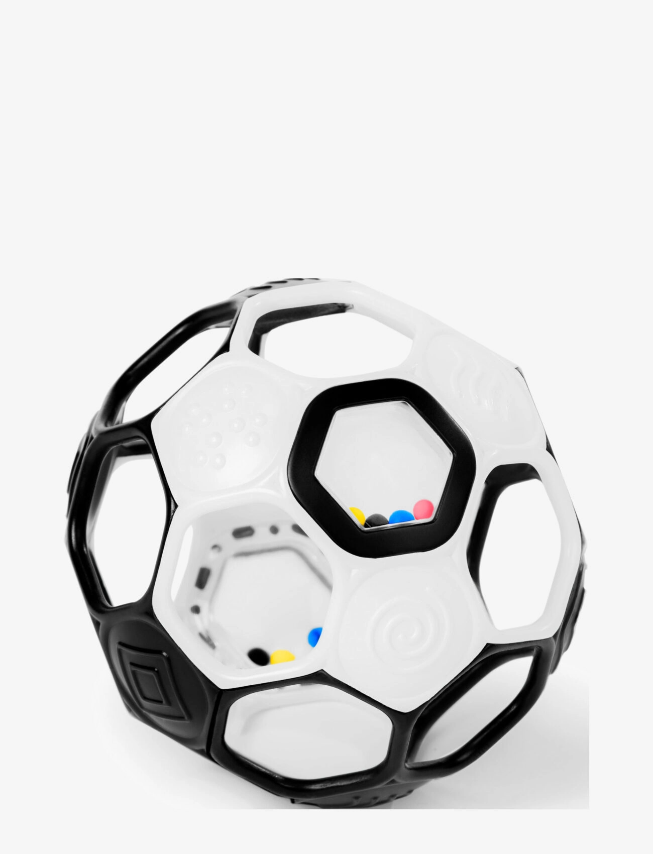 Oball Soccer Oball Fodbold (Sort/Hvid), Børn, Interactive Legetøj, Multi/mønstret, Str: ONE SIZE