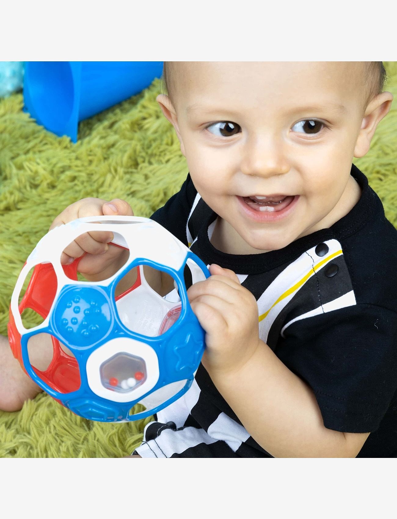 Oball - Soccer Oball - fodbold (rød/hvid/blå) - interactive toys - multi coloured - 2