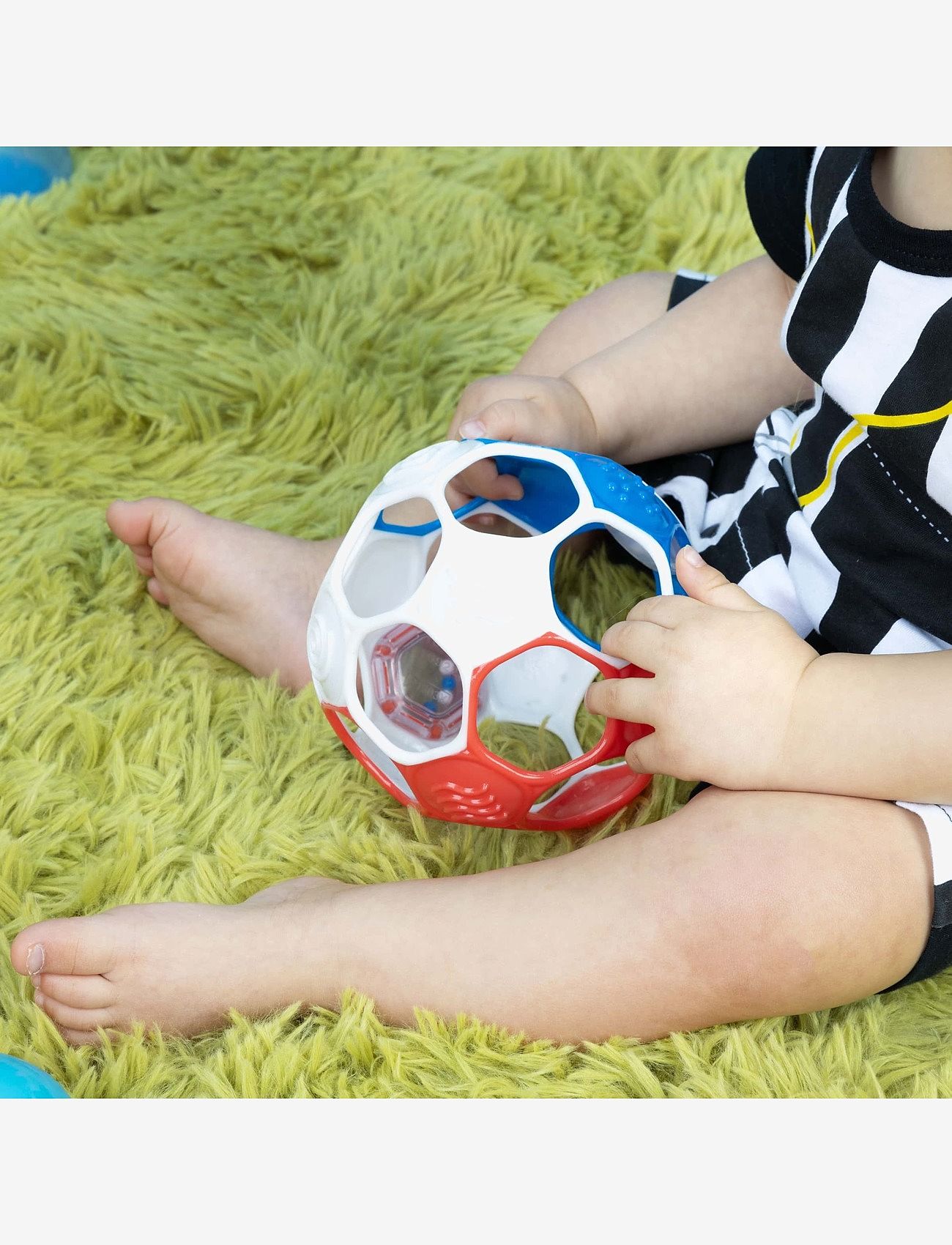 Oball - Soccer Oball - fodbold (rød/hvid/blå) - interactive toys - multi coloured - 3