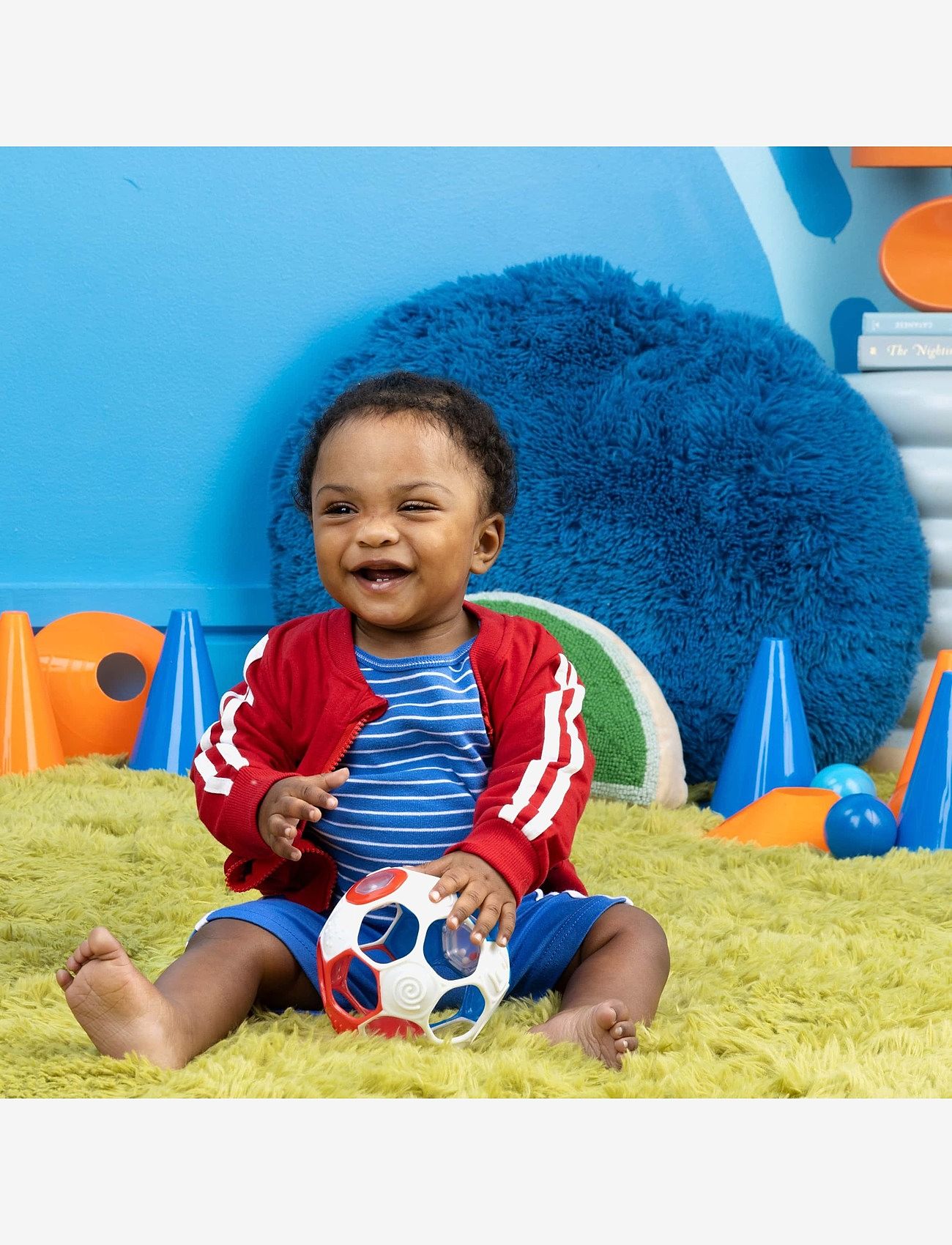 Oball - Soccer Oball - fodbold (rød/hvid/blå) - interactive toys - multi coloured - 4