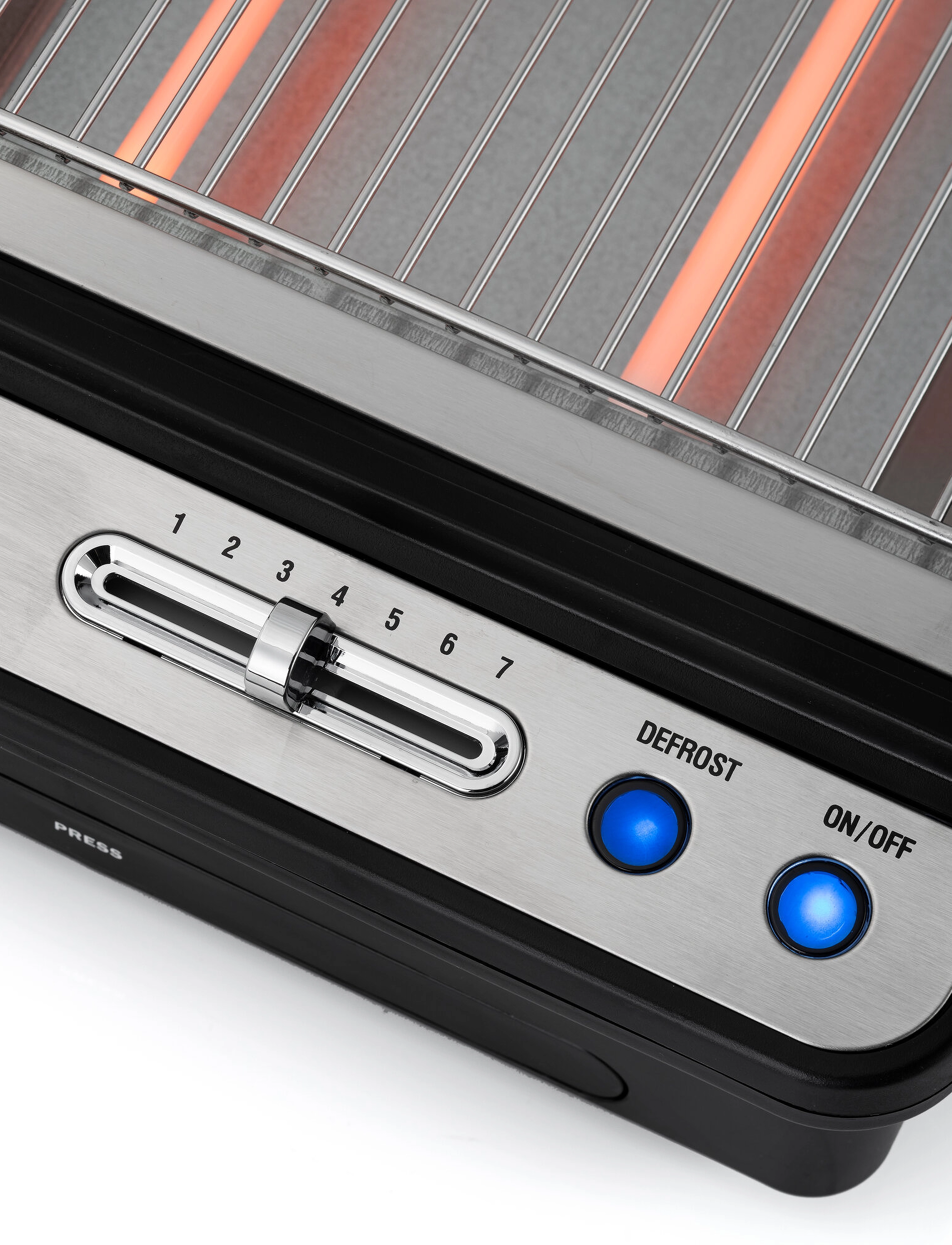 OBH Nordica Centric Flat Toaster - Konfirmation - STAINLESS STEEL / silver