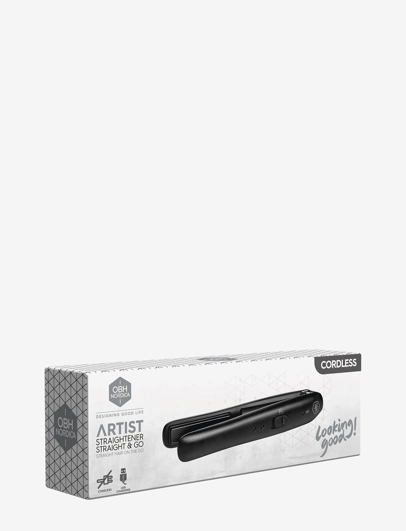 OBH Nordica - Straight & go straightener cordless - black - 4