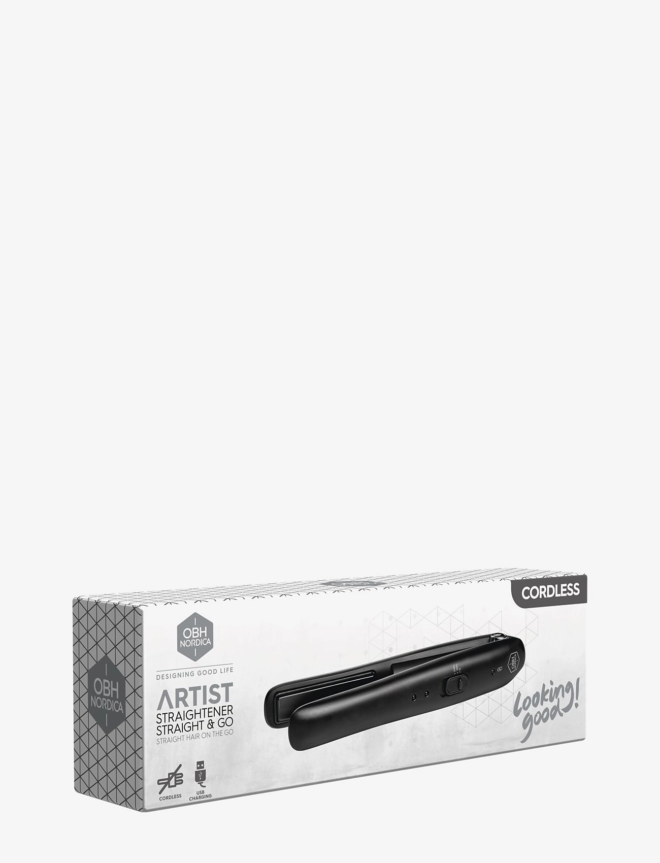 OBH Nordica - Straight & go straightener cordless - black - 4