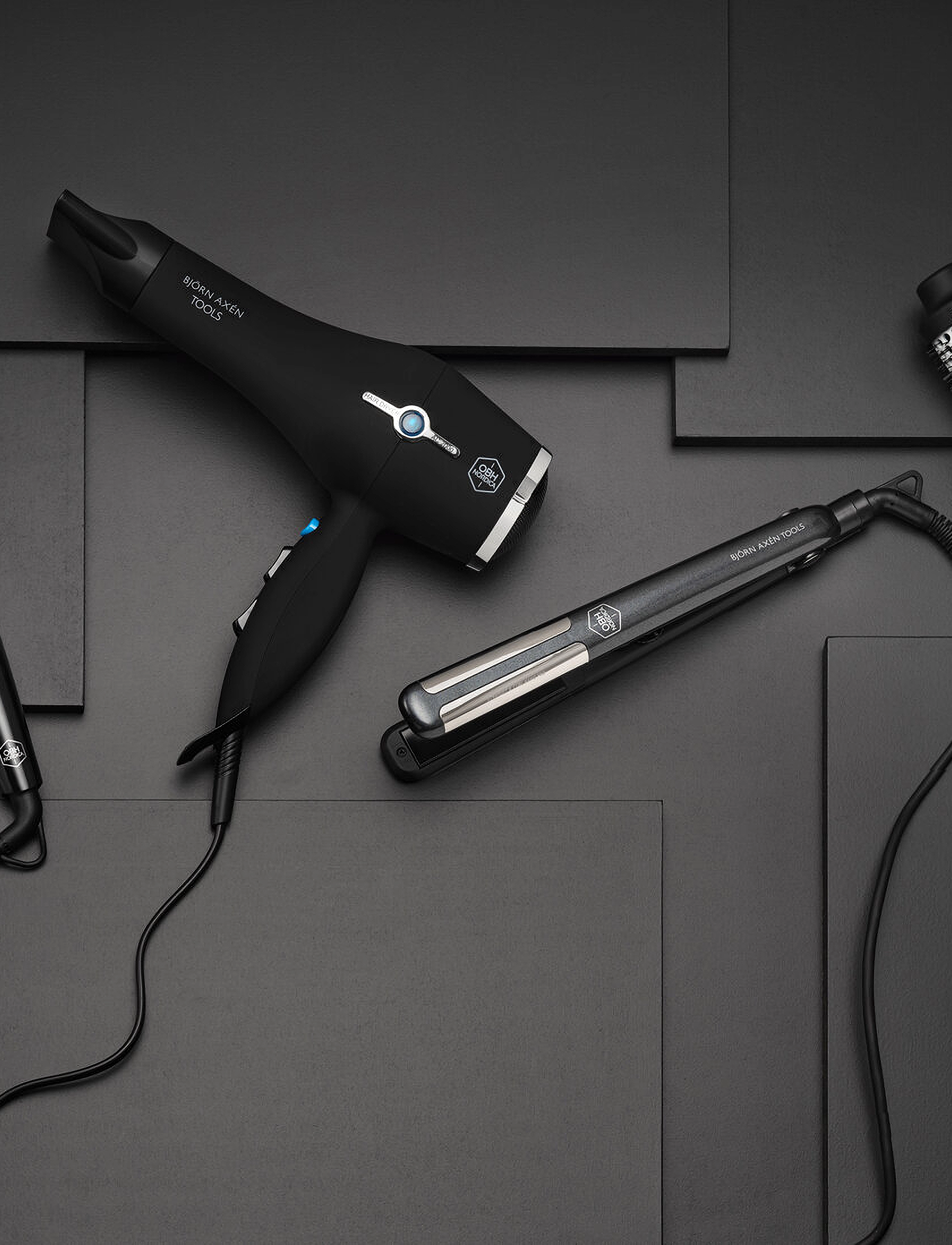 OBH Nordica - Björn Axén tools Touch curler curling iron 25 mm - black - 2