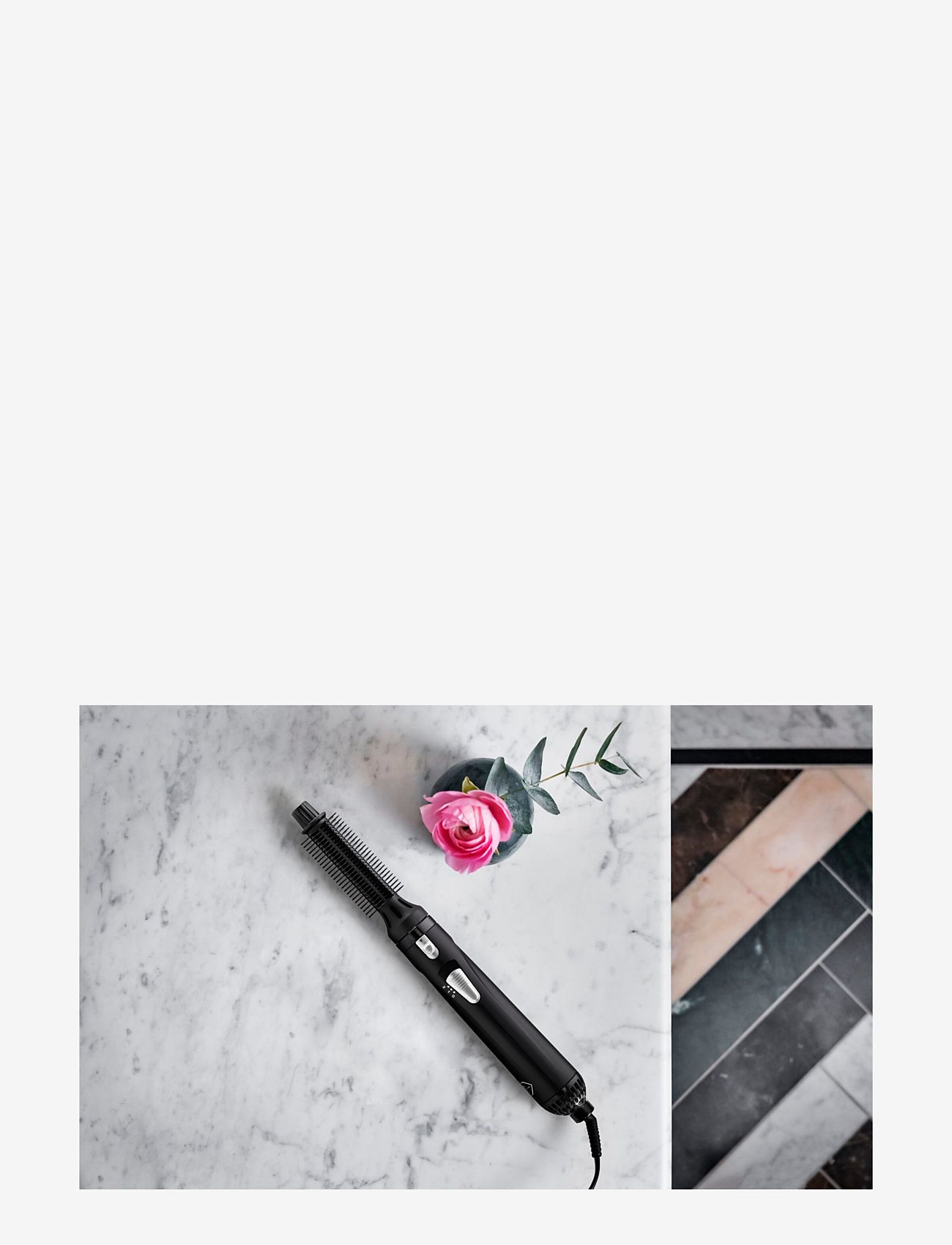 OBH Nordica - Air curler  brush - stylingborste - black - 1