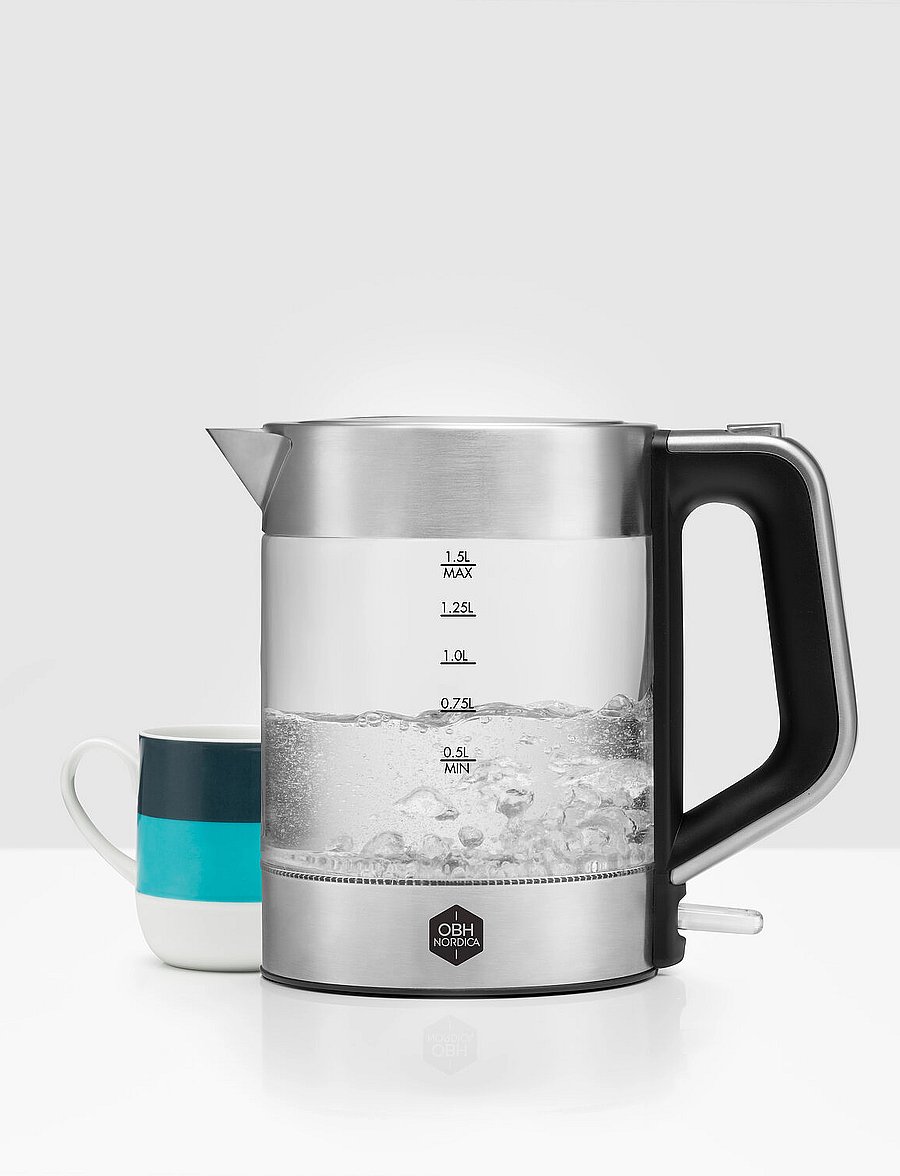 OBH Nordica - Venice glass kettle 1,5 l. cordless - glass - 2