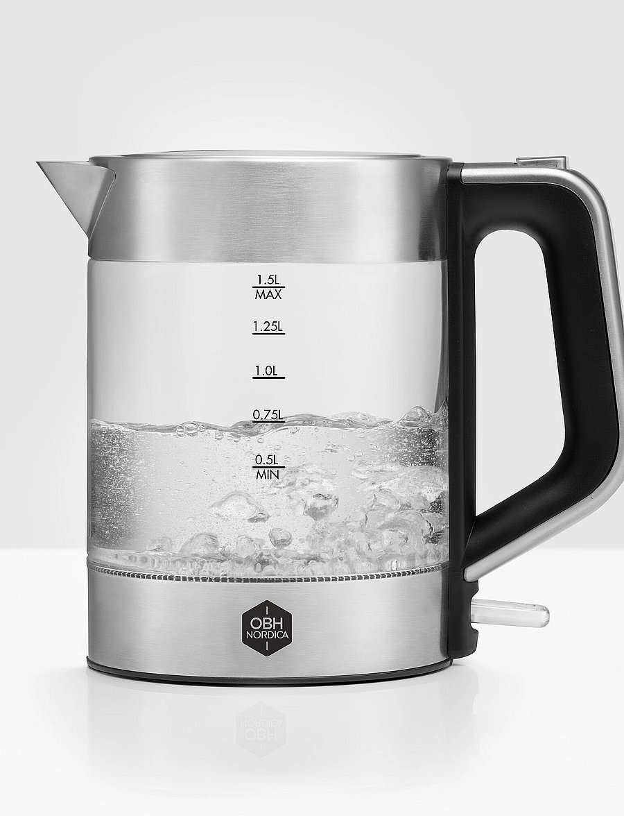 OBH Nordica - Venice glass kettle 1,5 l. cordless - glass - 3