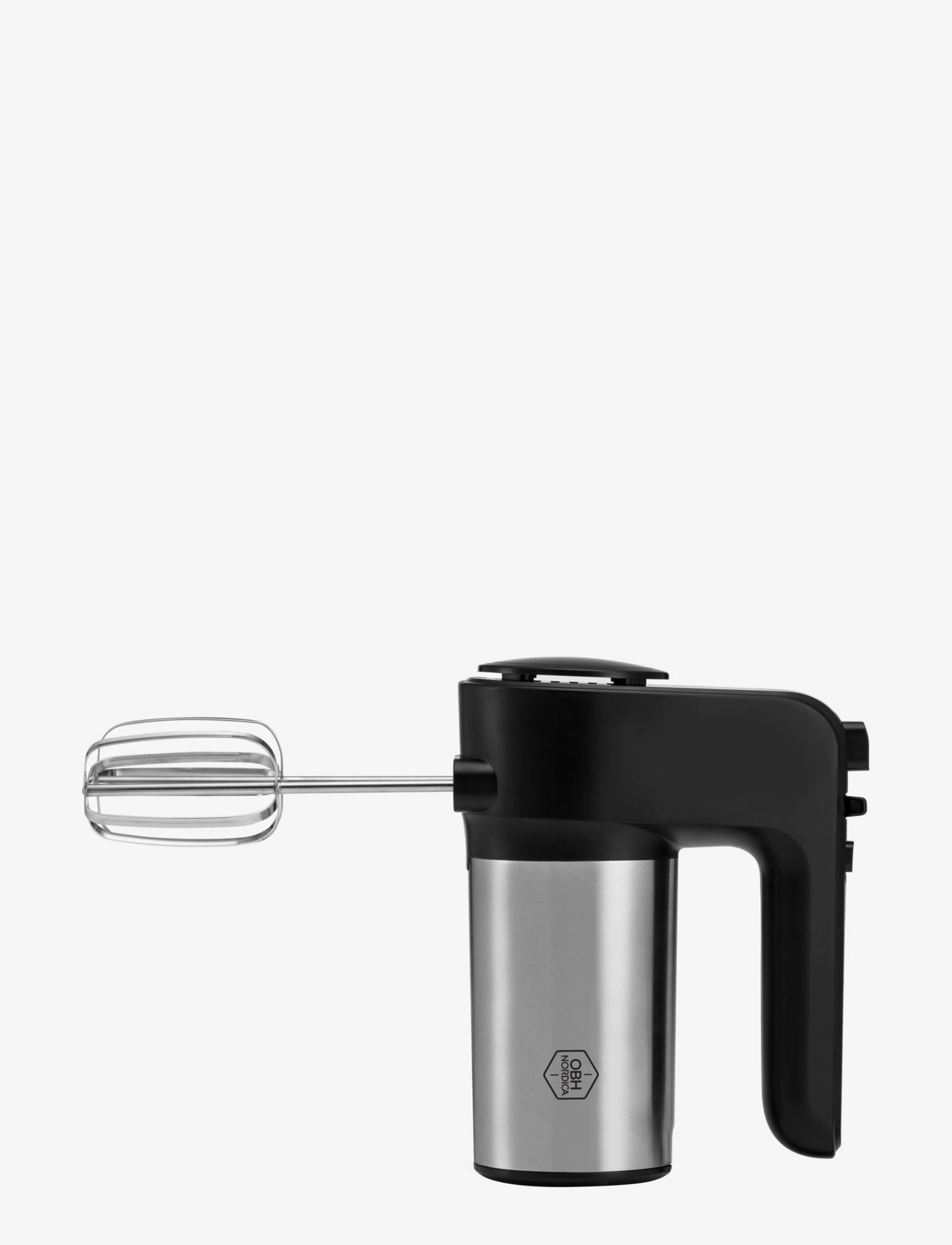 OBH Nordica Urban mix hand mixer 300 W - 4 for 3 - BLACK STEEL / silver