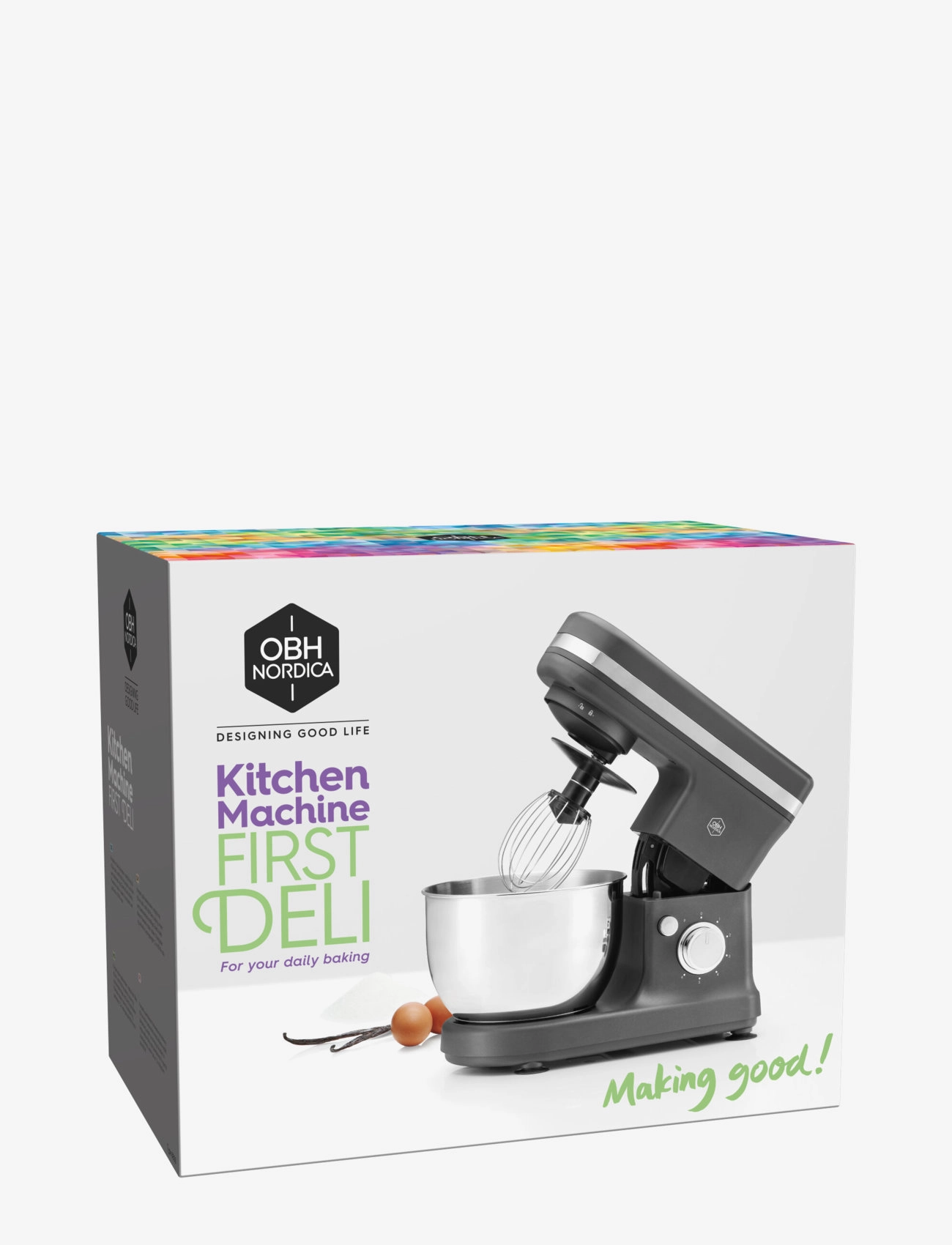 OBH Nordica - First deli kitchen machine 600 W - matt grey - 1