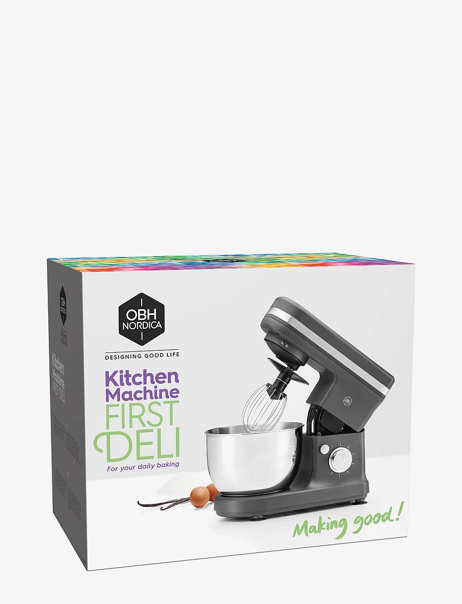 OBH Nordica - First deli kitchen machine 600 W - matt grey - 1