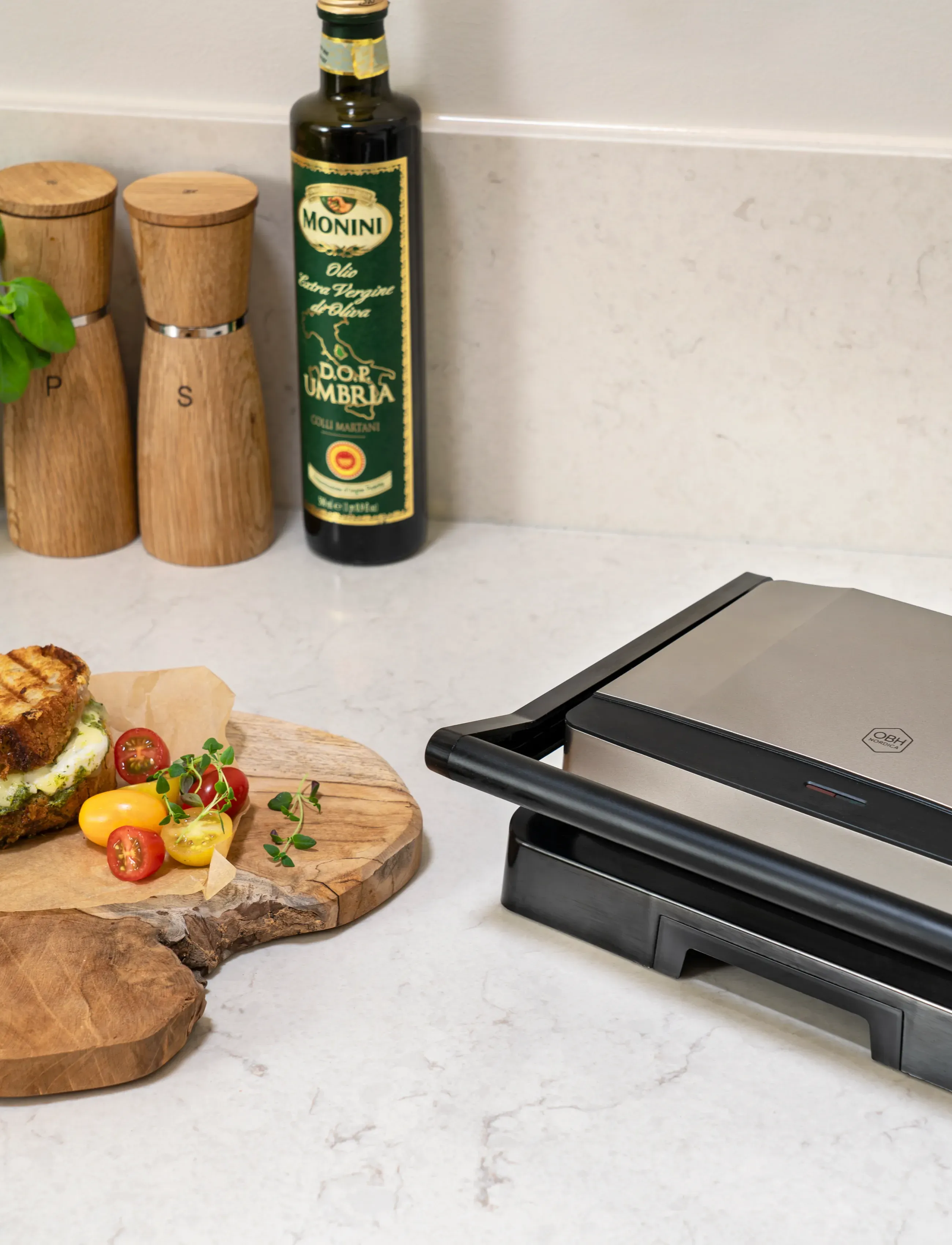 OBH Nordica - Bronze Sandwich Maker - tabletop grills - bronze - 5