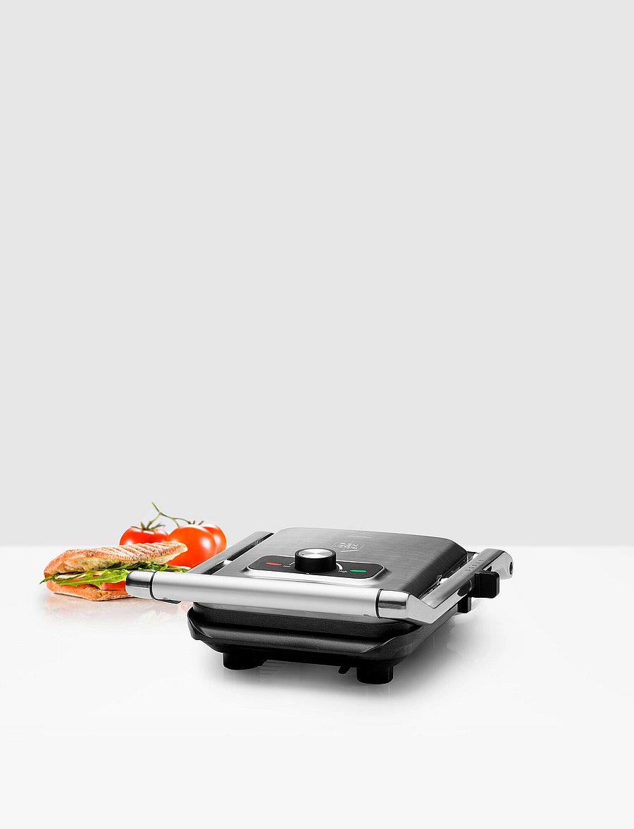 OBH Nordica - Compact grill and panini maker 2000 W - tischgrills - stainless steel - 0