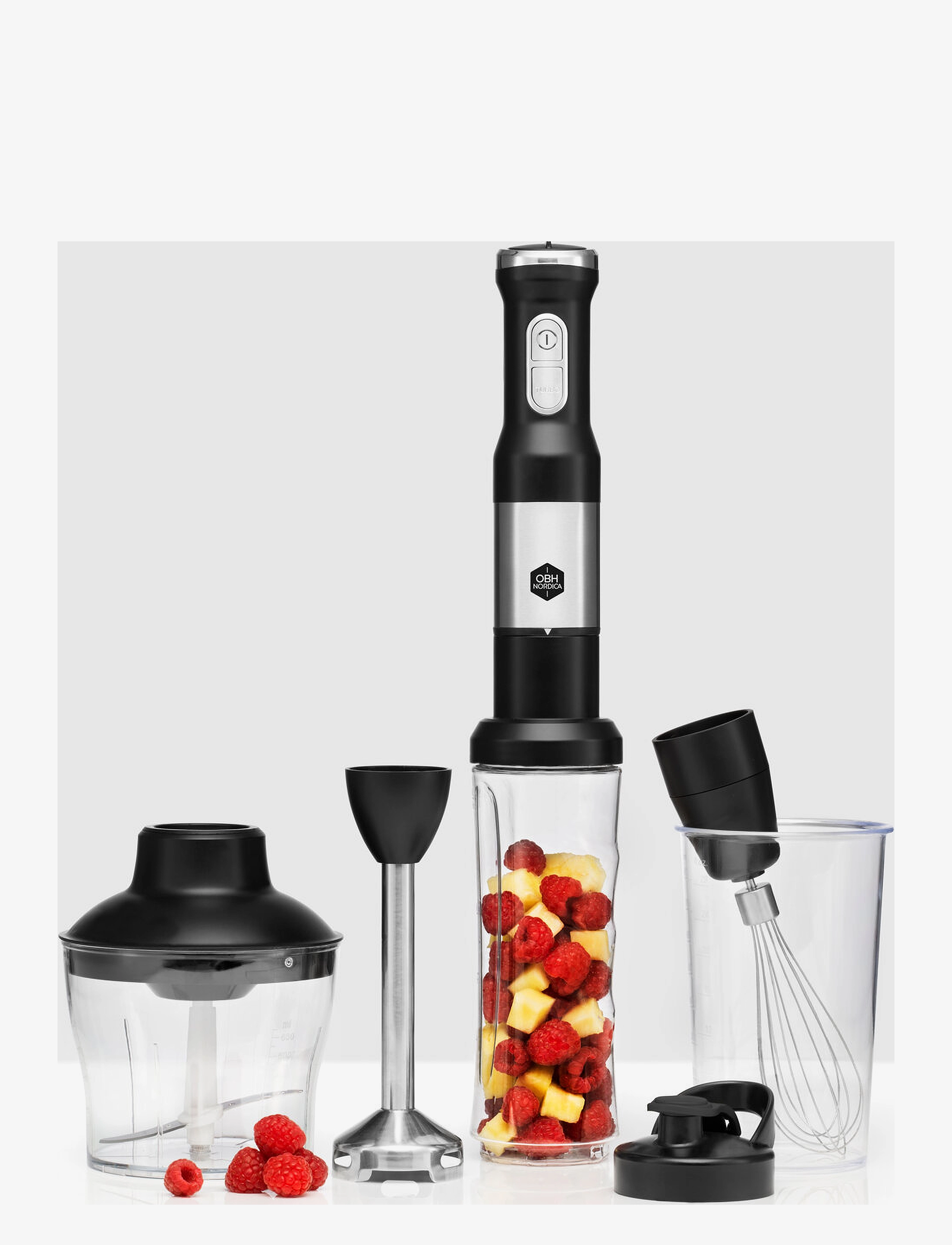 OBH Nordica - Precision mix stick mixer 850 W 2in1 - silver - 1