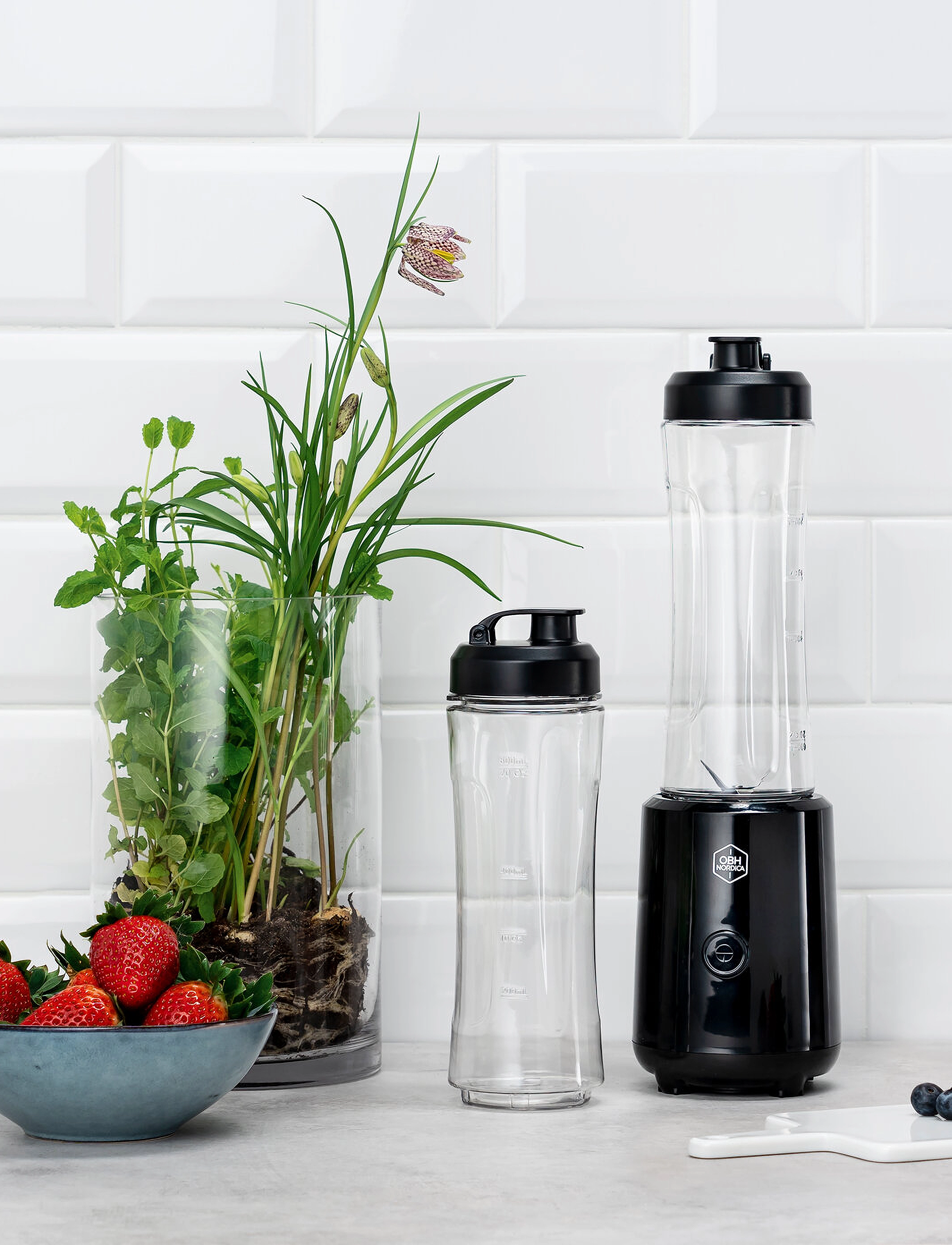 OBH Nordica - Twister go blender 2x600 ml 300 W - achat par prix - black - 3