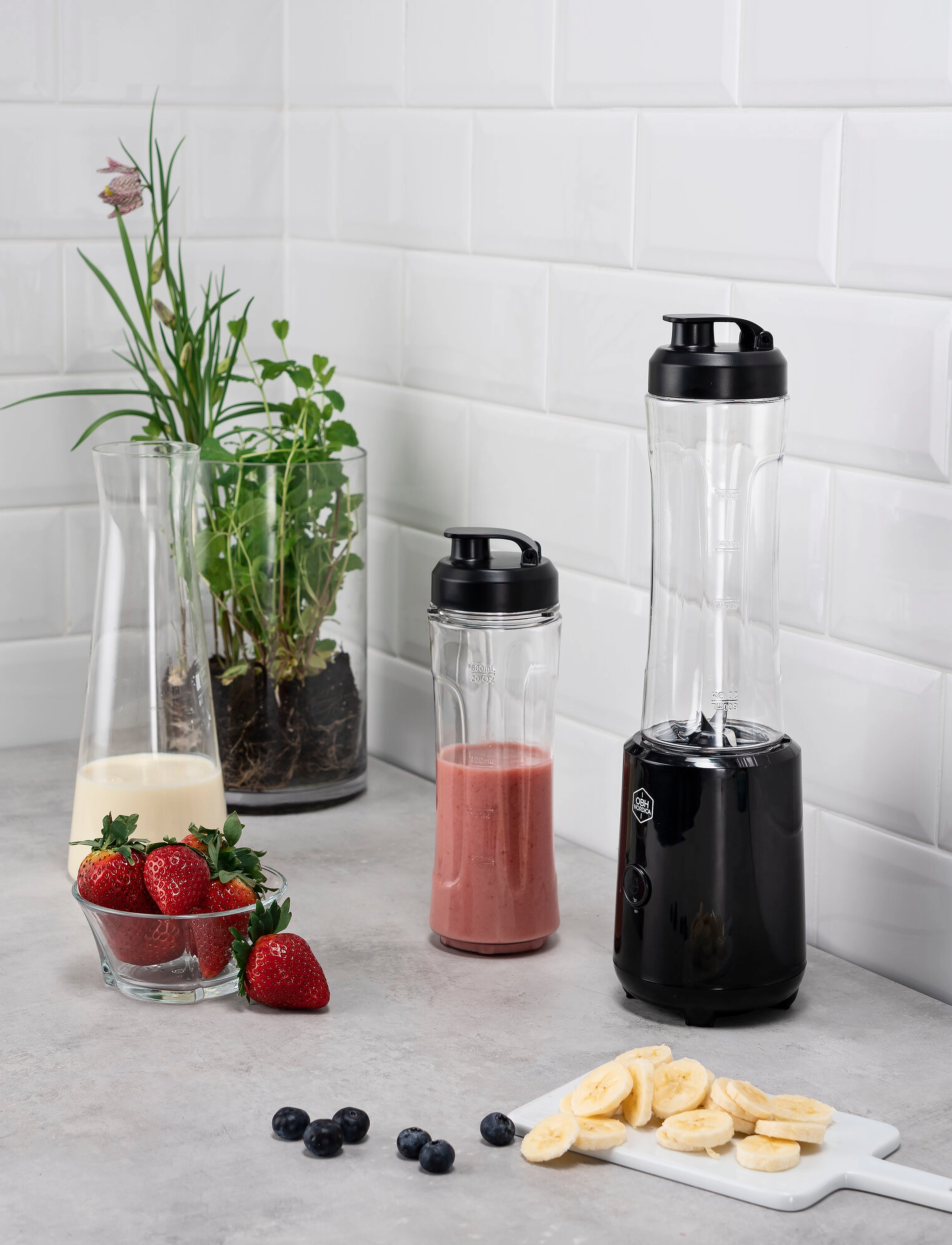 OBH Nordica - Twister go blender 2x600 ml 300 W - achat par prix - black - 4