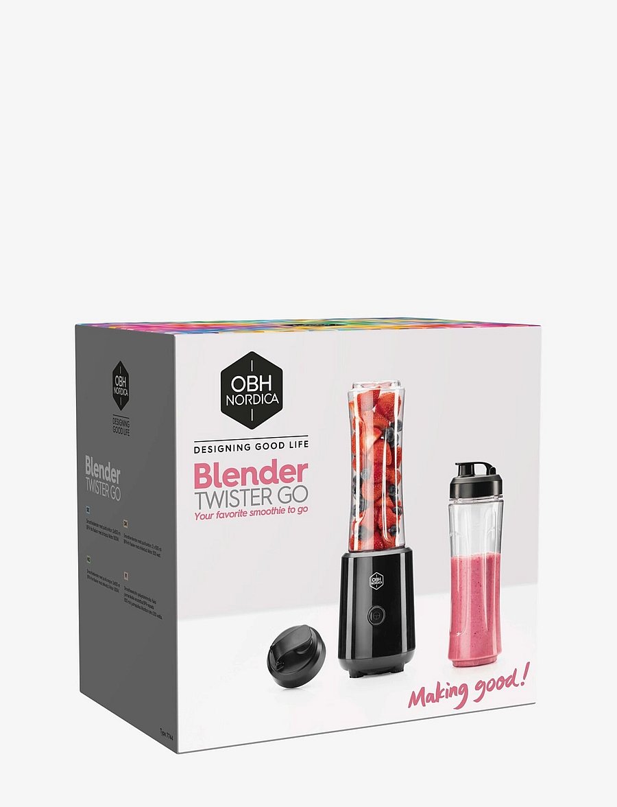 OBH Nordica - Twister go blender 2x600 ml 300 W - nach preis einkaufen - black - 2