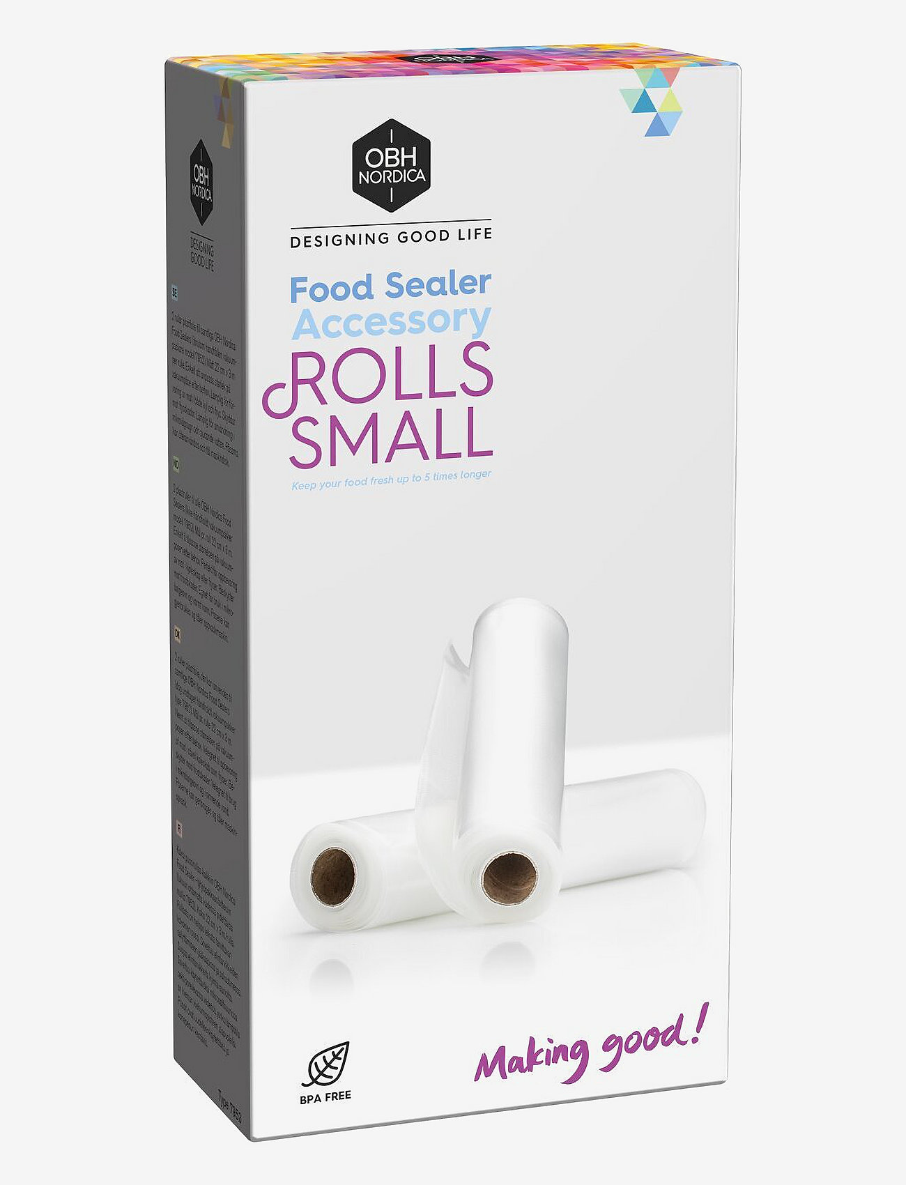 OBH Nordica - Rolls small to food sealer - vakuumverpacker - plastic - 2