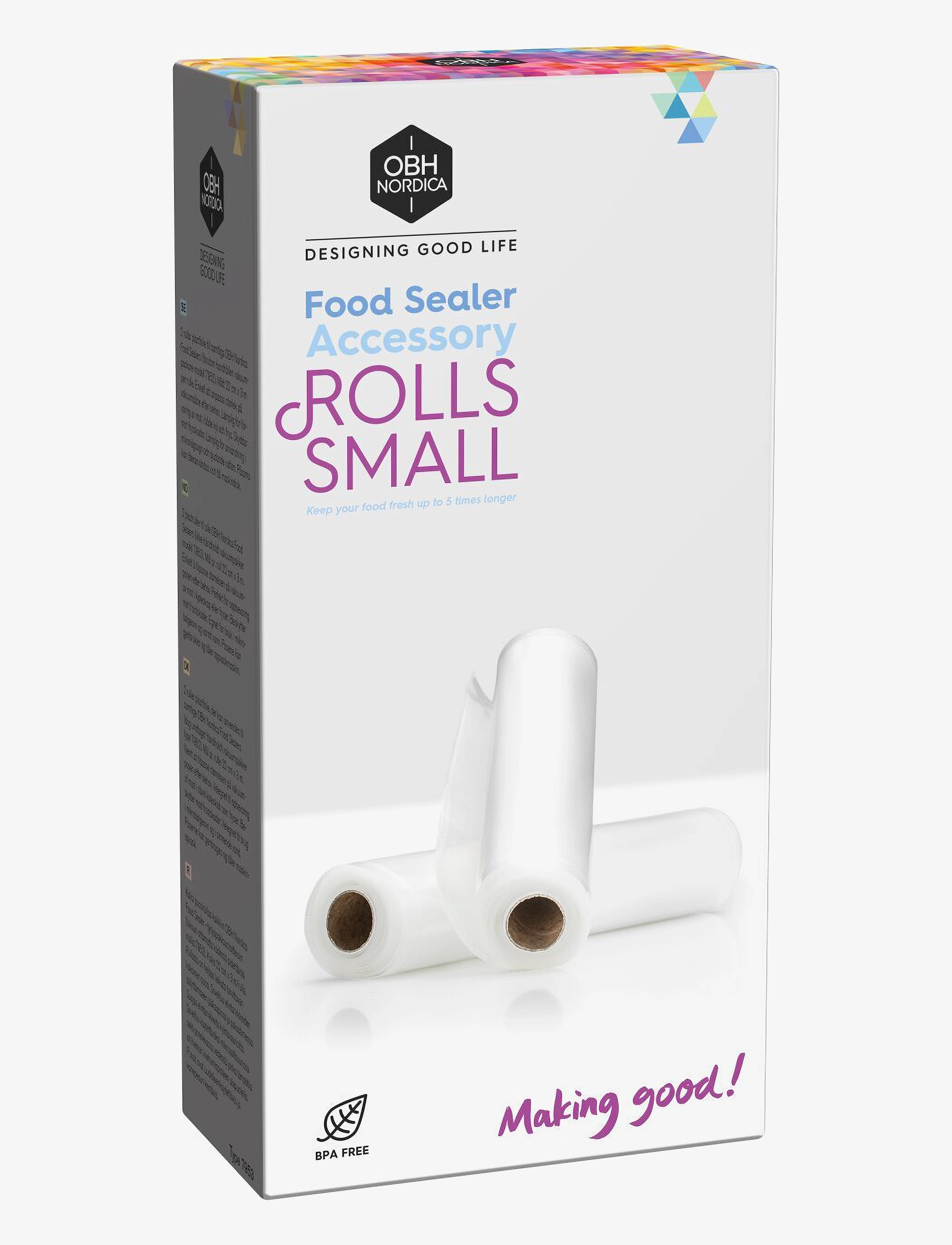 OBH Nordica - Rolls small to food sealer - vakuumverpacker - plastic - 2