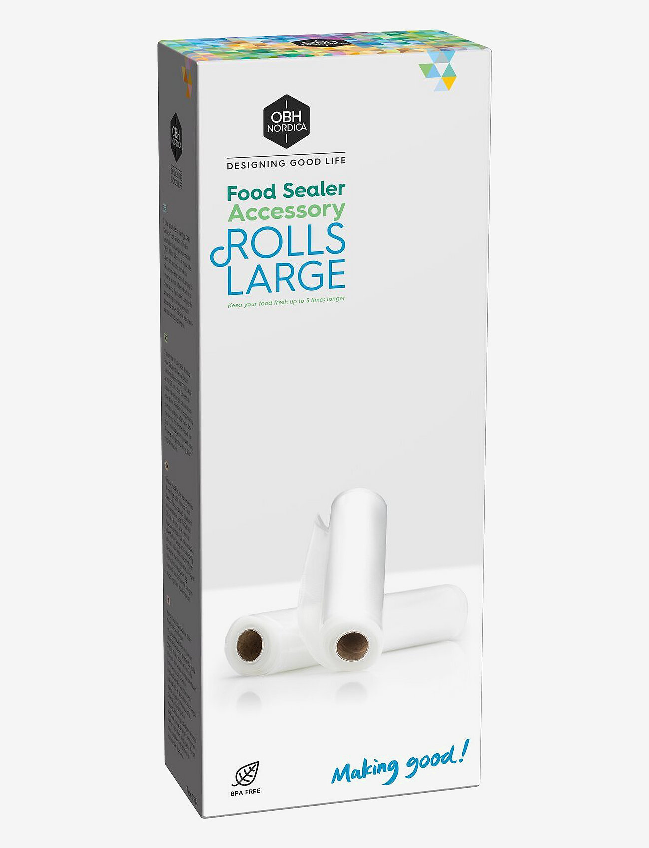 OBH Nordica - Rolls large to food sealer - zemākās cenas - plastic - 1