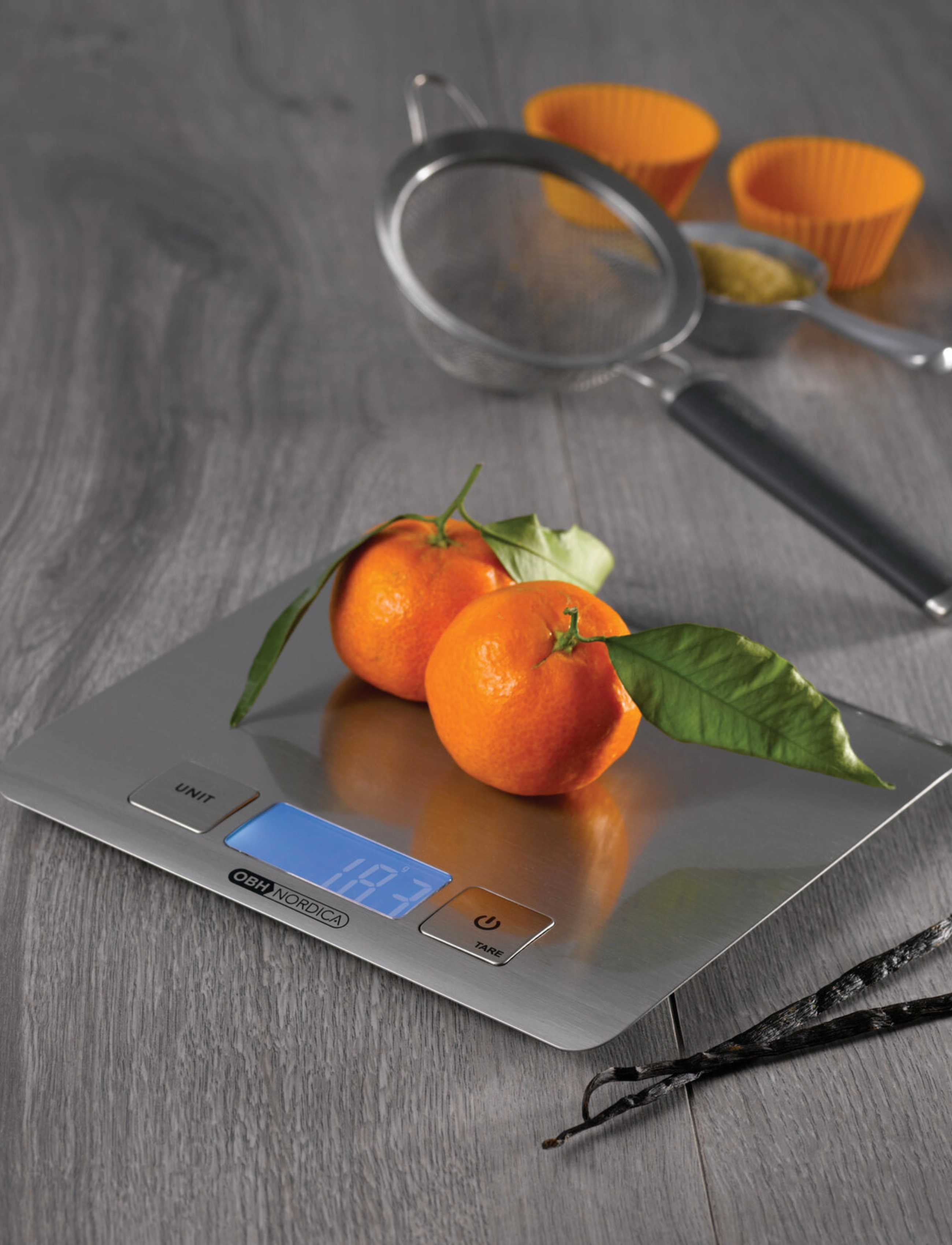 OBH Nordica Balance 5000 Kitchen Scale, MAX 5KG, Appliances, Silber - Scales, Homeware