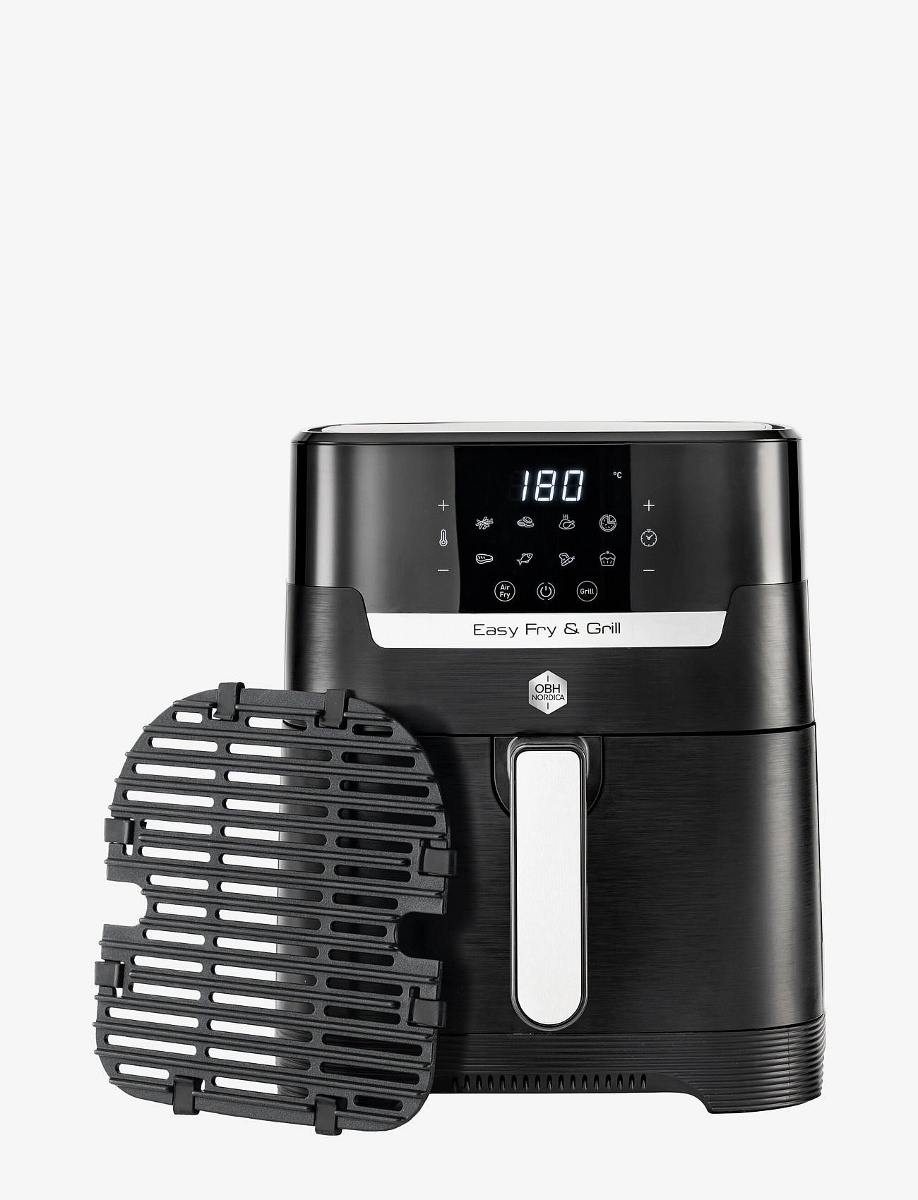 OBH Nordica Easy Fry & Grill Precision 2In1 Sort - Air Fryer - Black - 4.2 L