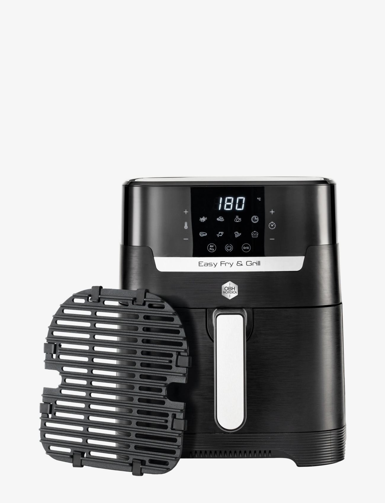 OBH Nordica Easy Fry & Grill Precision 2in1 Svart - Air fryer - Kök - BLACK / black