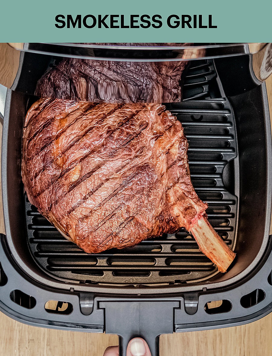 OBH Nordica - Easy Fry & Grill XXL 2in1 Silver - black - 5