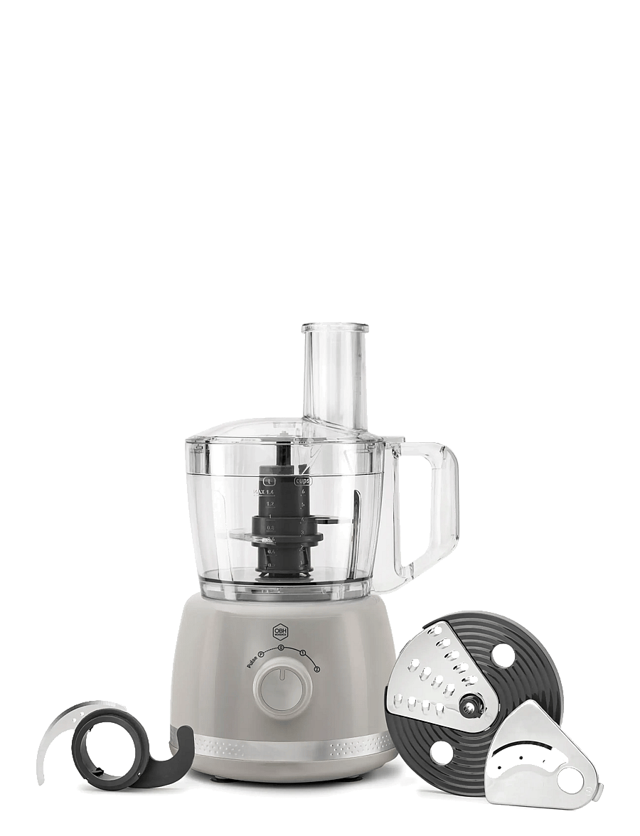 OBH Nordica - Soleil food processor 2,4 l. Grey - mixer - grey / turqouise - 1