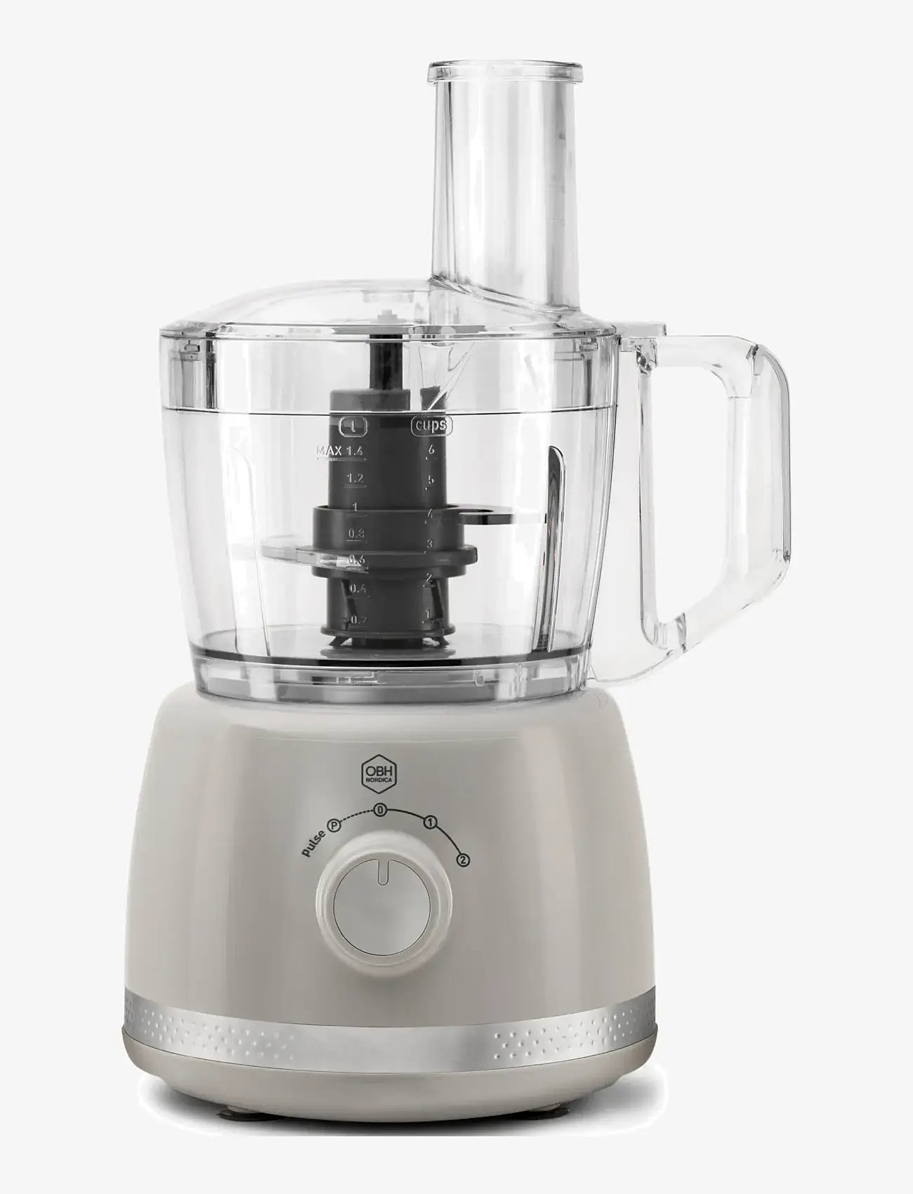 OBH Nordica - Soleil food processor 2,4 l. Grey - julegaver under 1000kr - grey / turqouise - 1