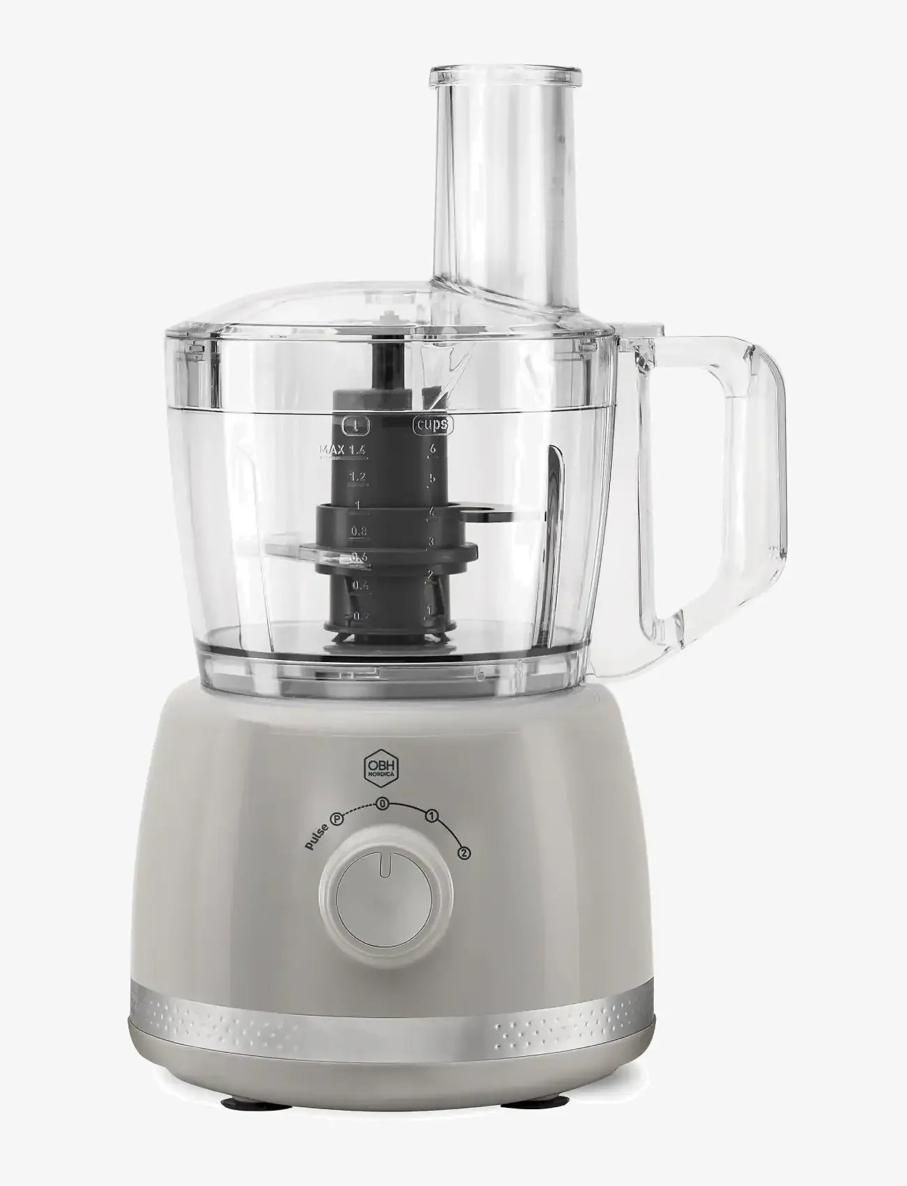 OBH Nordica - Soleil food processor 2,4 l. Grey - julegaver under 1000kr - grey / turqouise - 2
