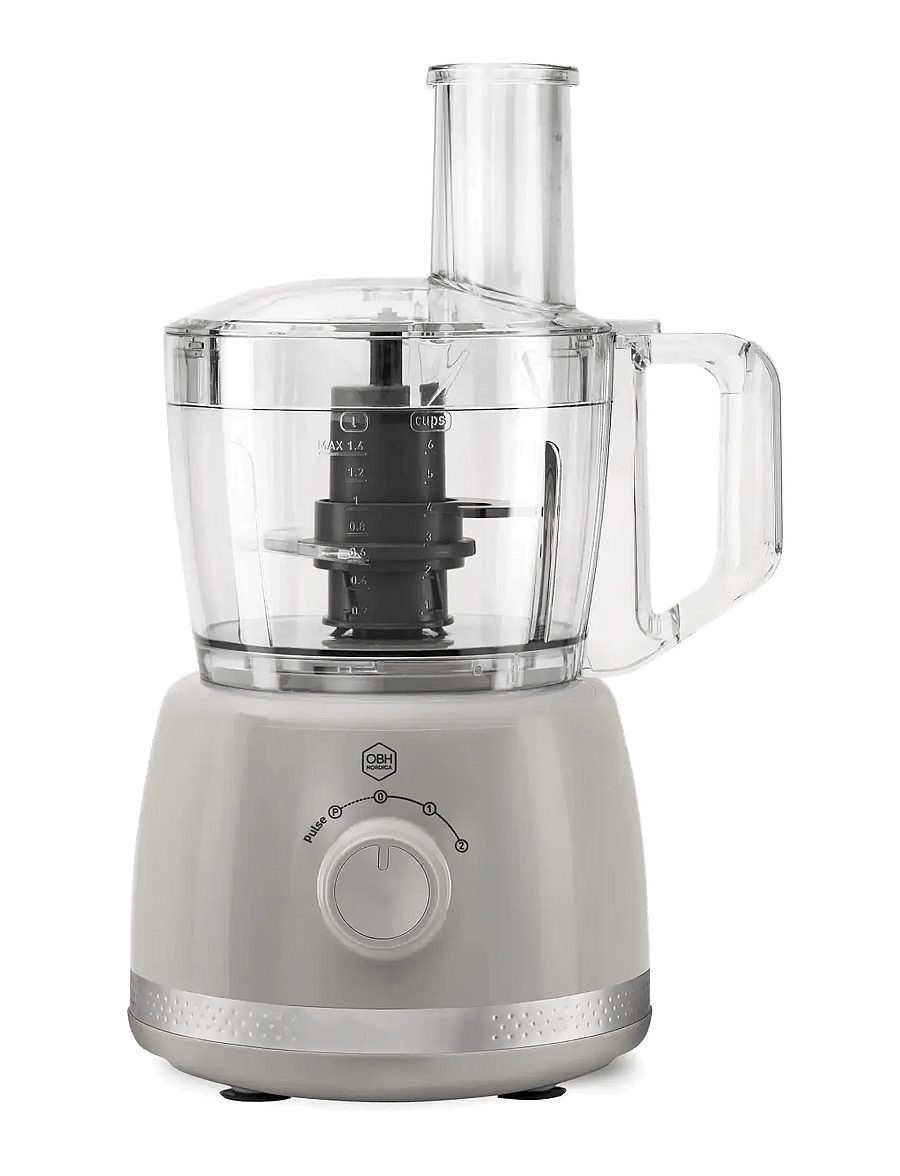 OBH Nordica - Soleil food processor 2,4 l. Grey - mixer - grey / turqouise - 3
